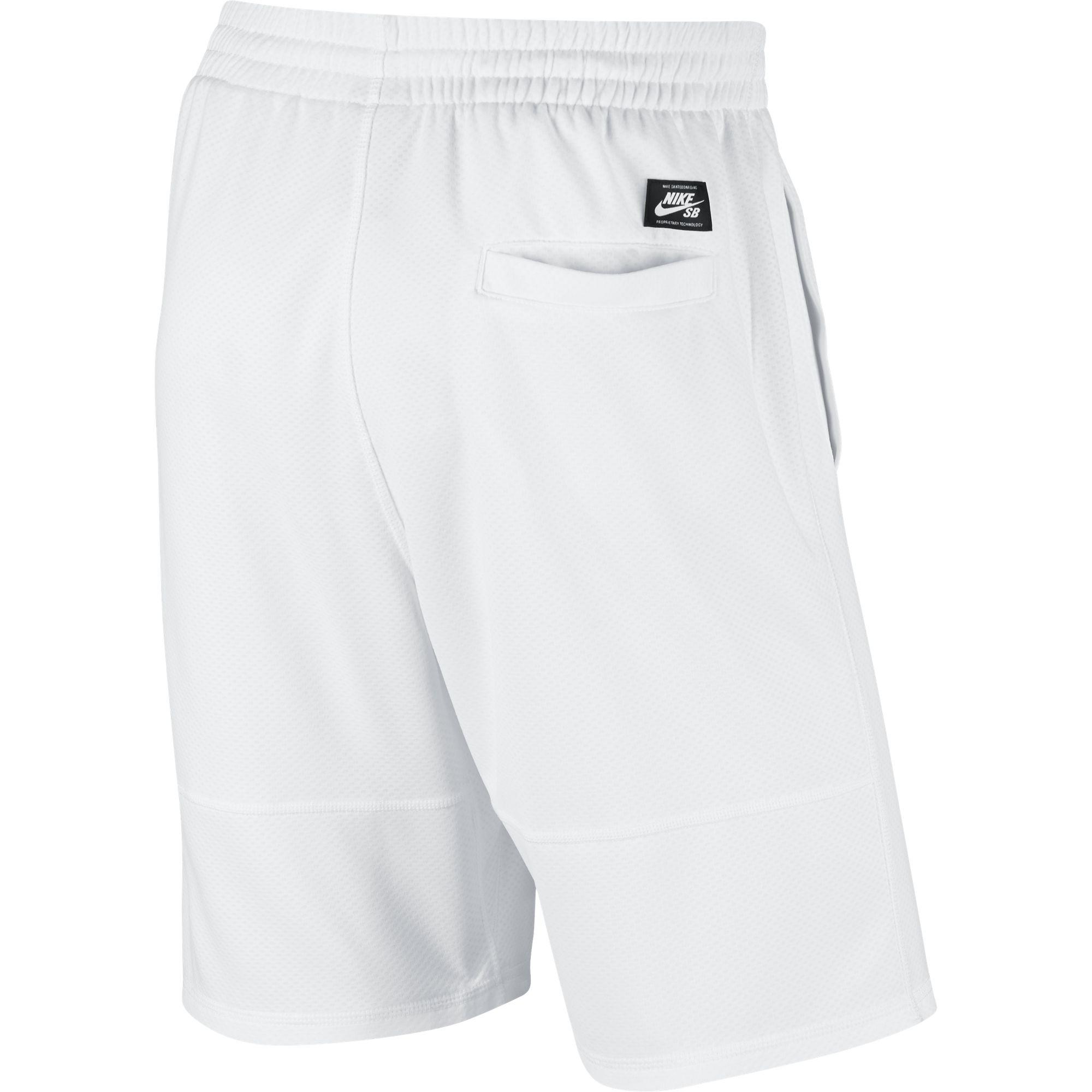 mens white nike dri fit shorts