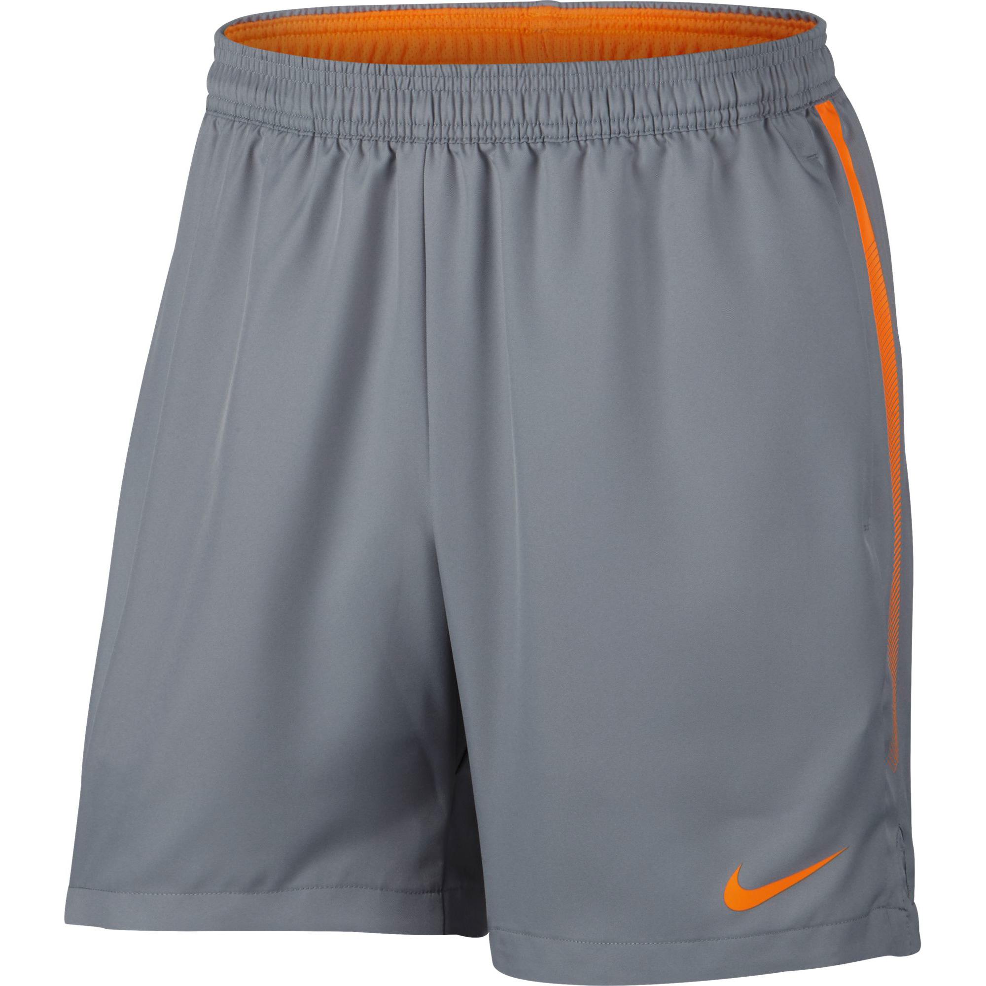 grey and orange nike shorts