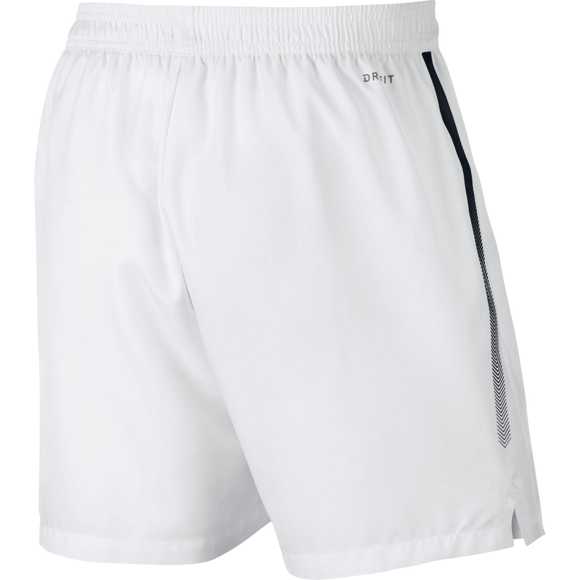 Nike Mens Dry 7 Inch Tennis Shorts White/Black
