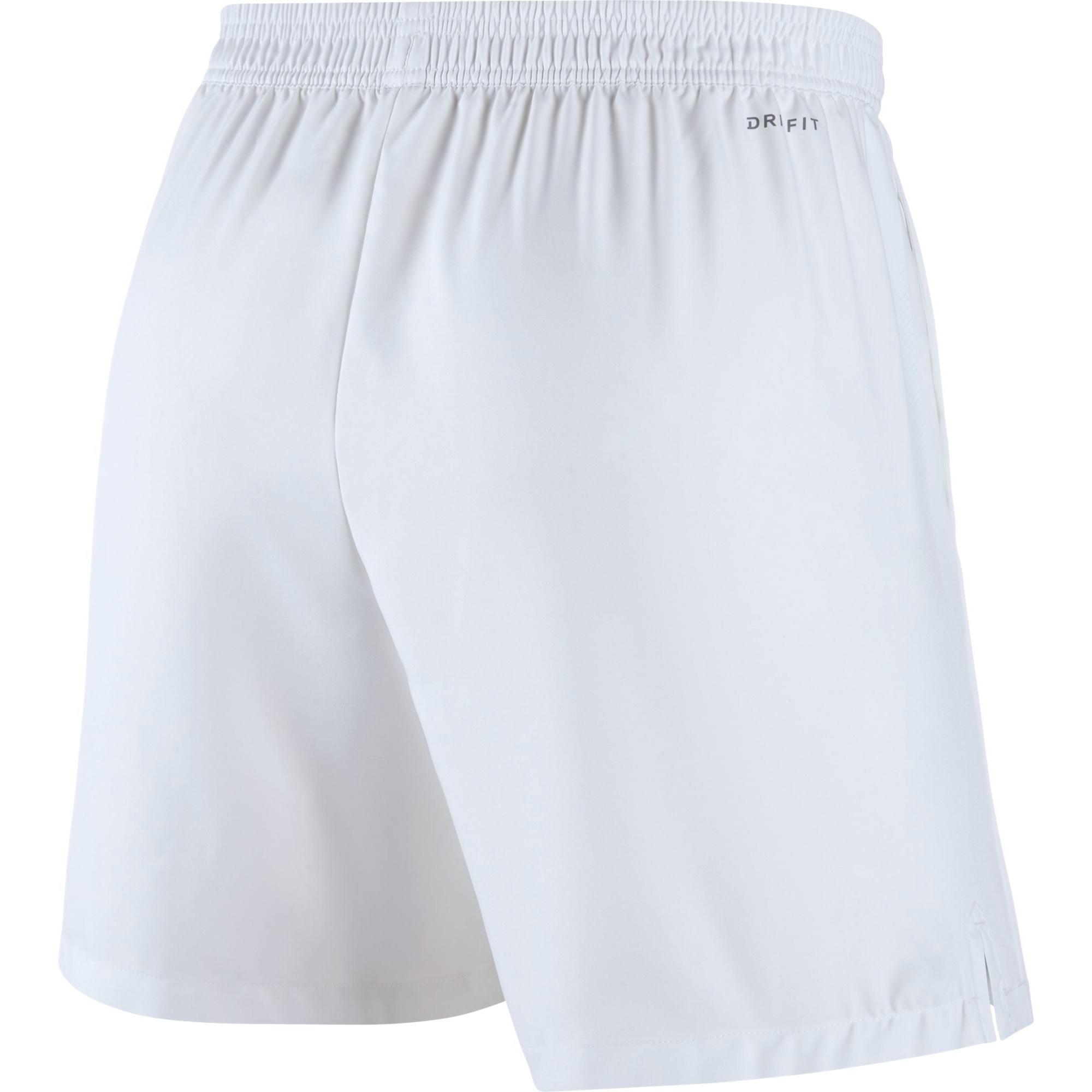 Nike Mens Dry 7 Inch Tennis Shorts White
