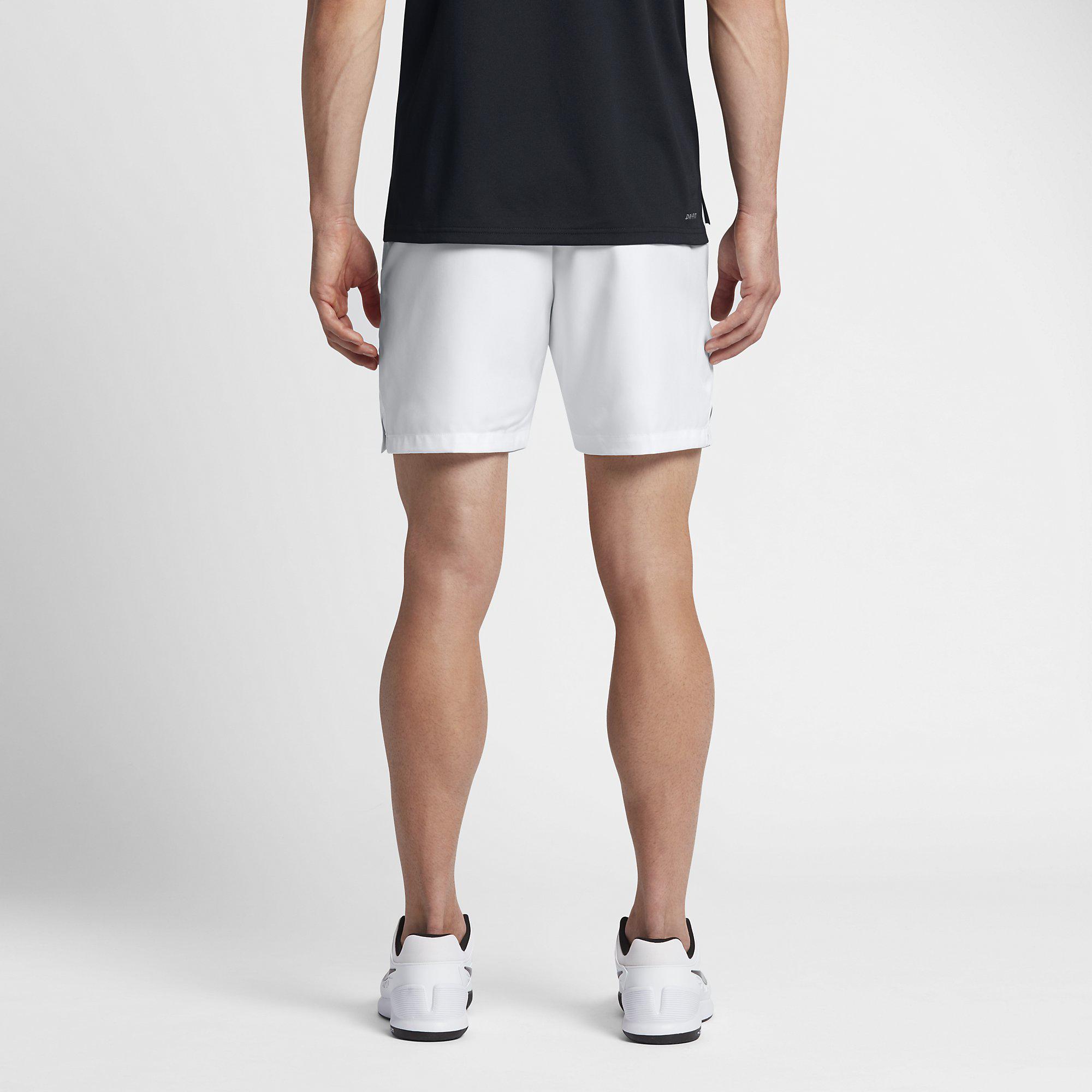 Mens Nike 7 Inch Dry Shorts Black/White, Shorts | Nielsen Animal