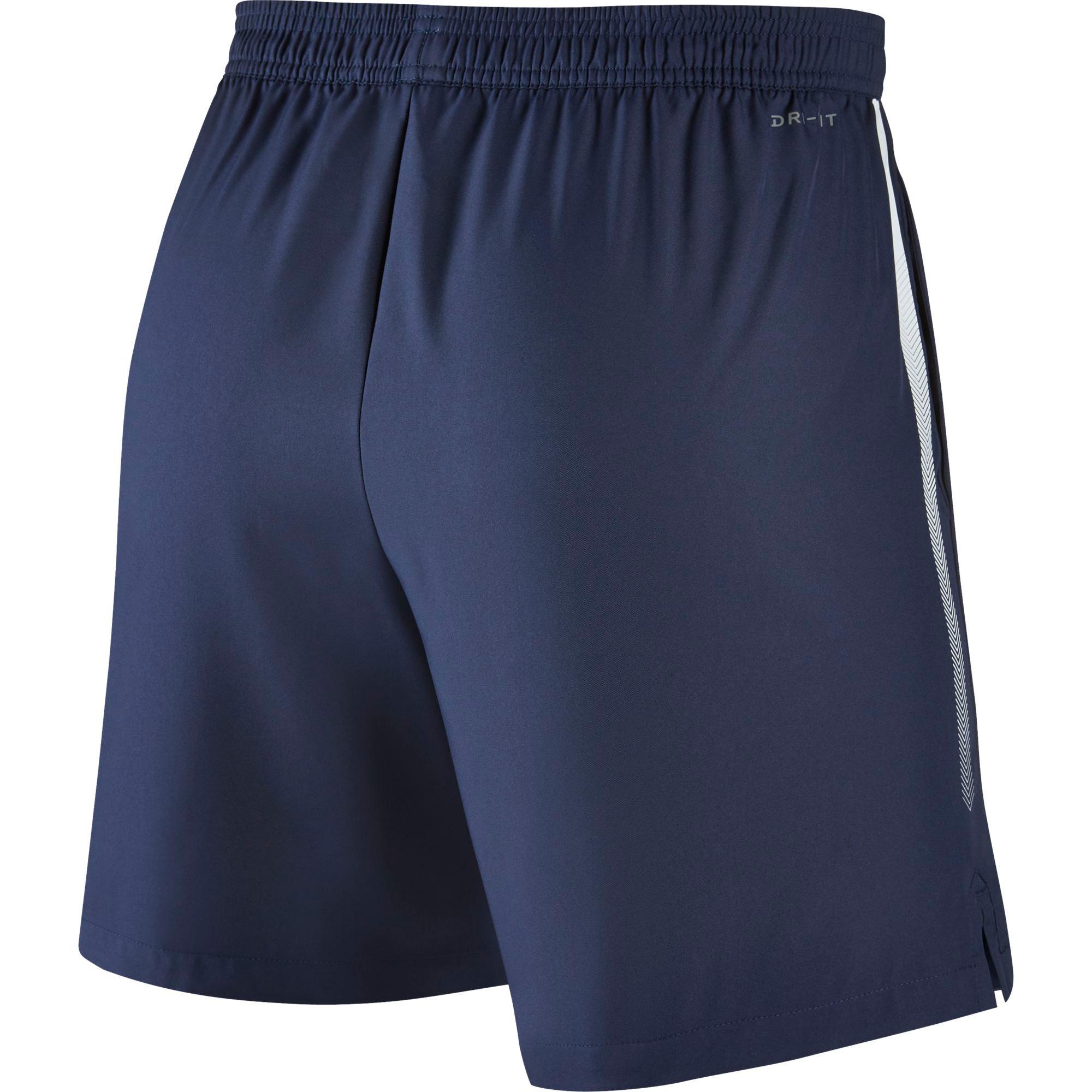 Nike Mens Dry 7 Inch Tennis Shorts Midnight Navy