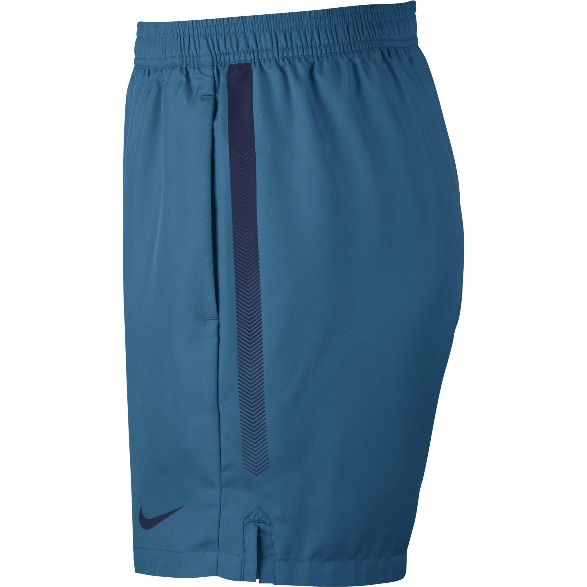 Nike Mens Dry 7 Inch Tennis Shorts - Blue - Tennisnuts.com