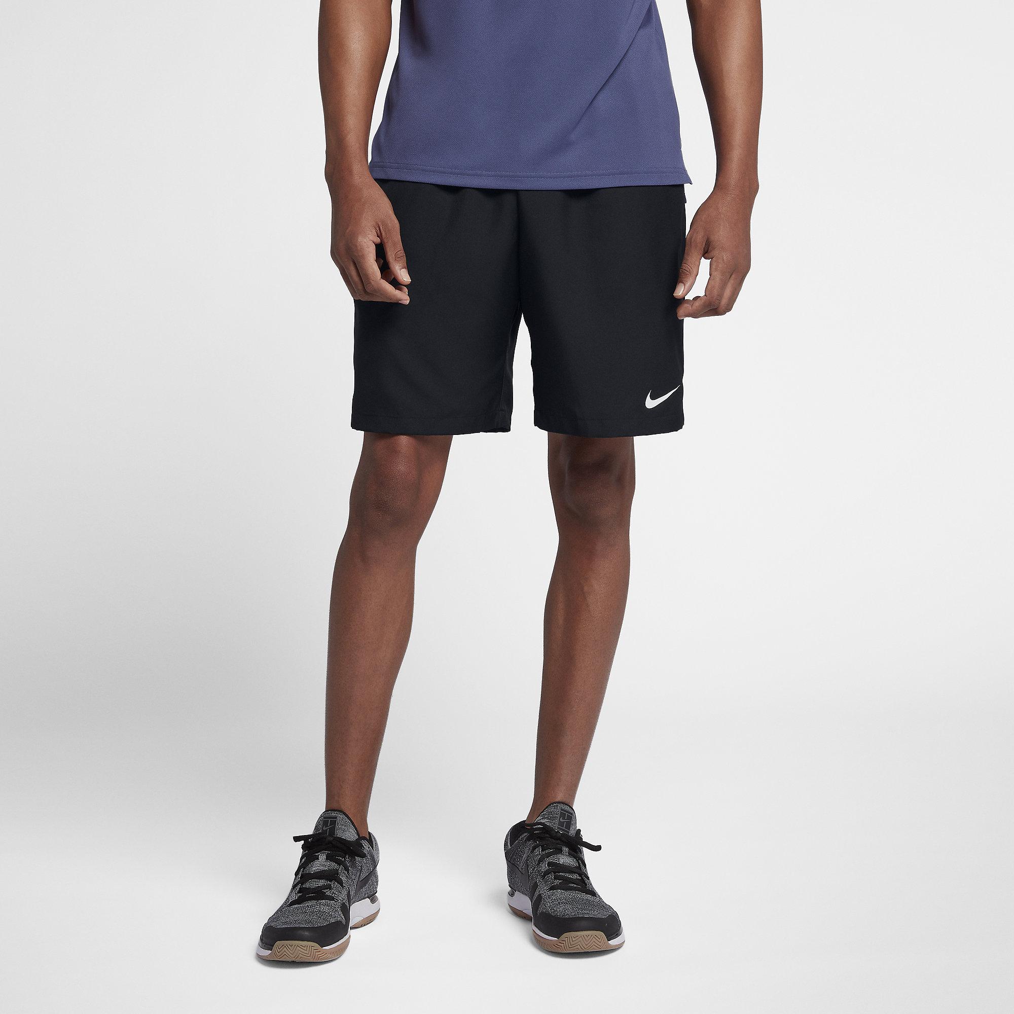 Nike Mens Dry 9 Inch Tennis Shorts Black