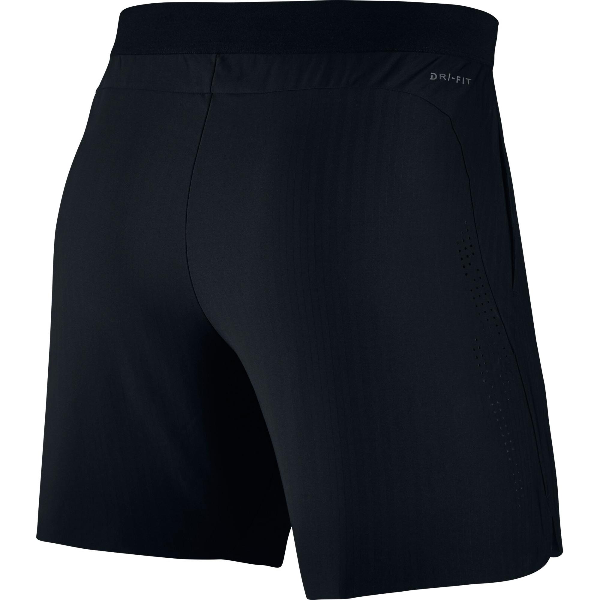 Nike Mens Flex 7 Inch Tennis Shorts Black