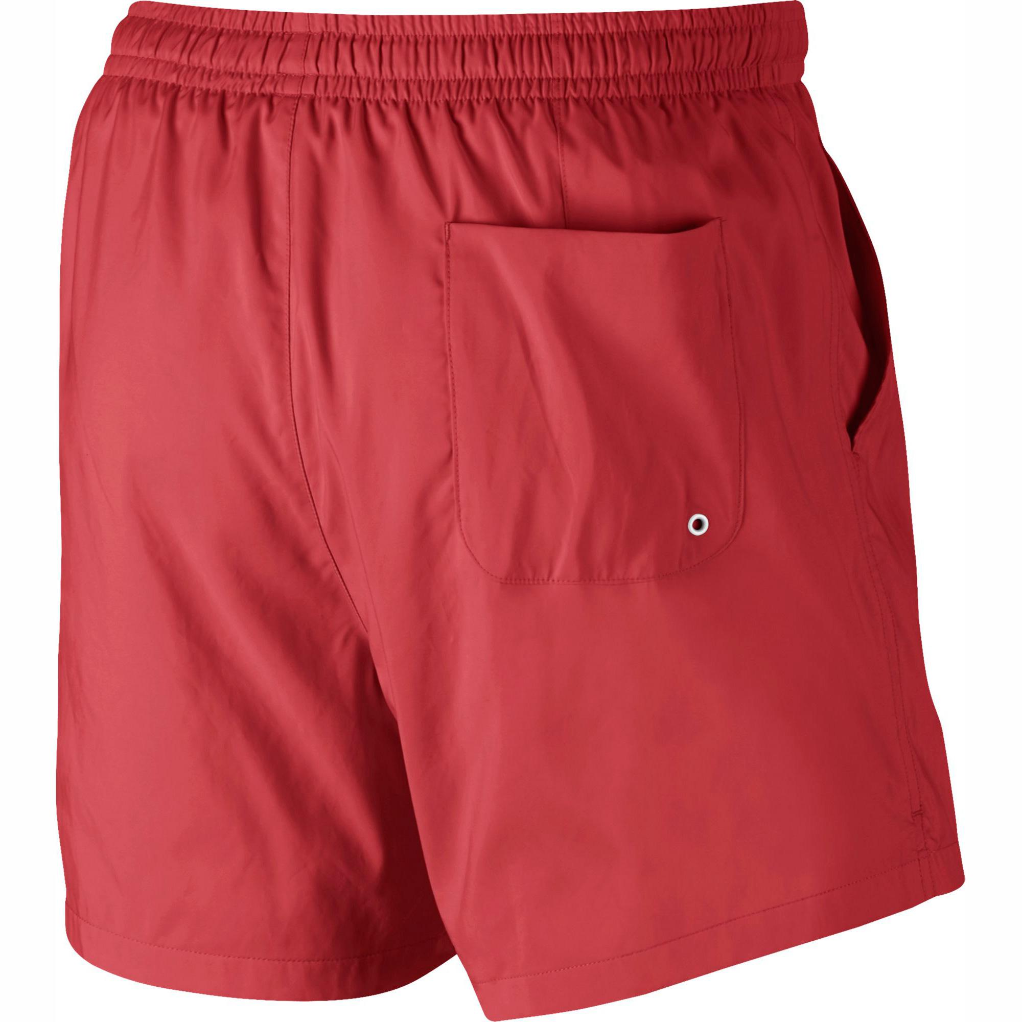 mens red nike running shorts