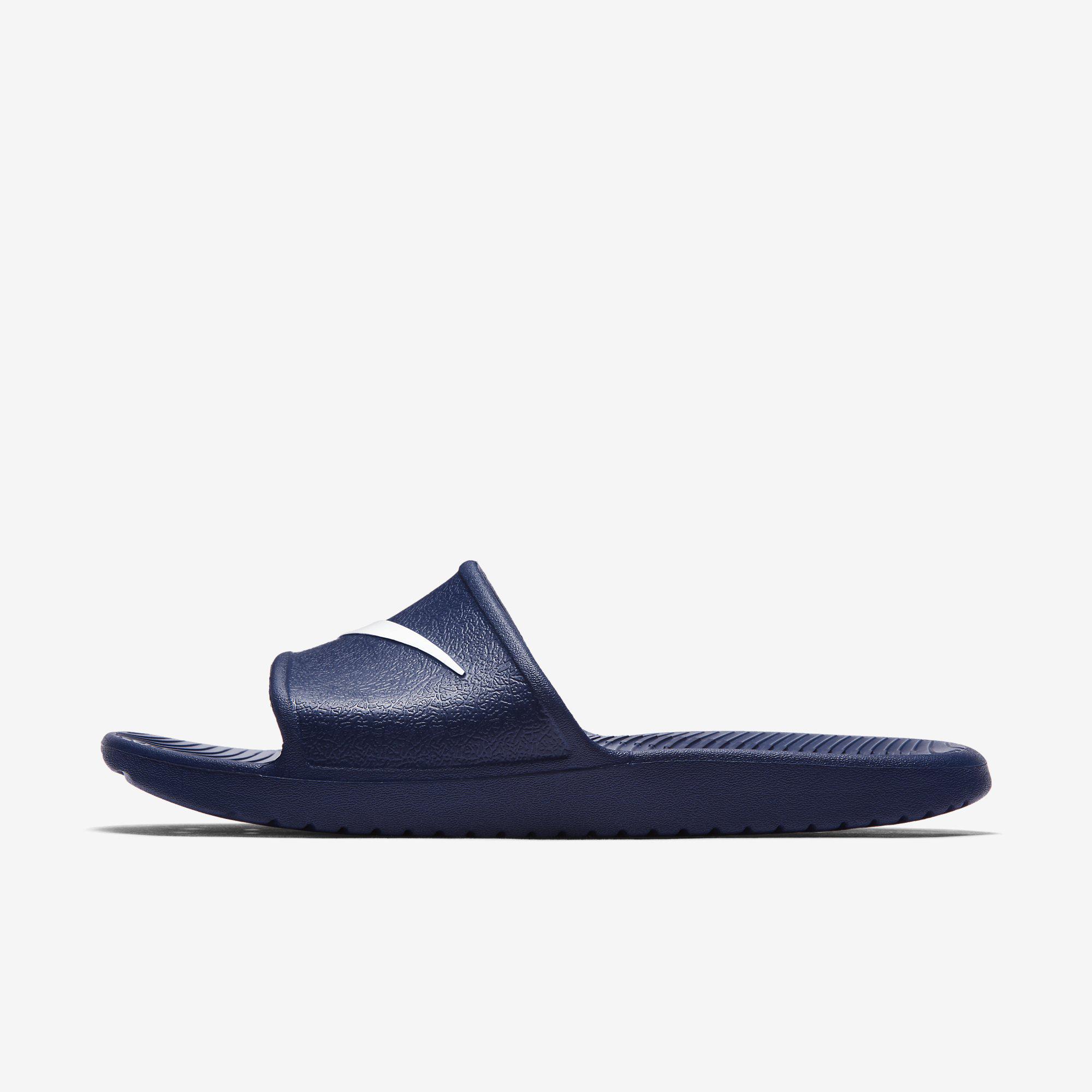 Nike Mens Kawa Shower Slide (Flip Flops) Midnight Navy