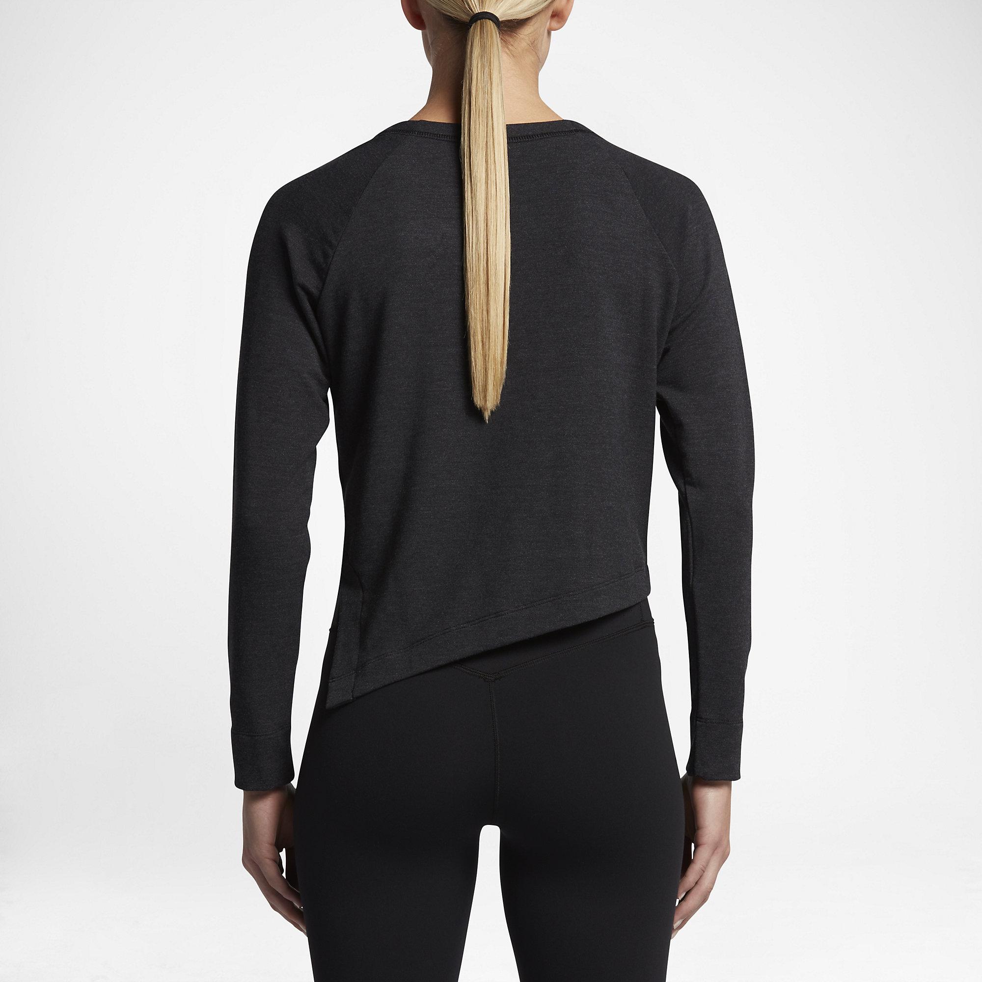 black nike running top womens
