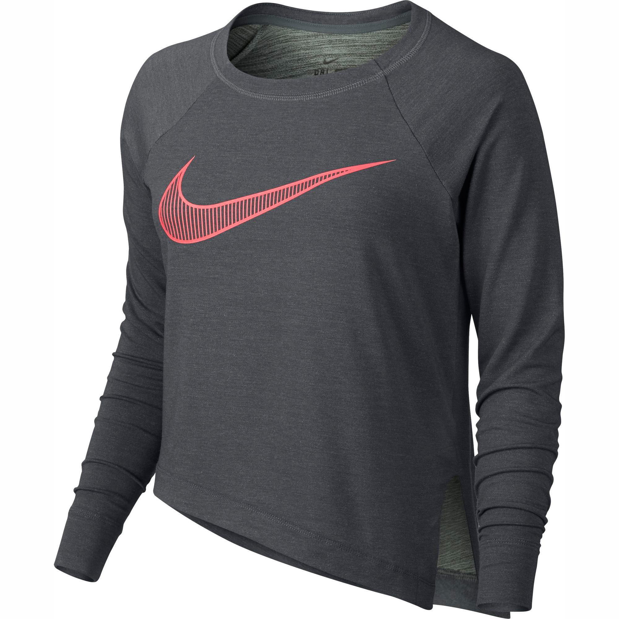 womens nike grey top