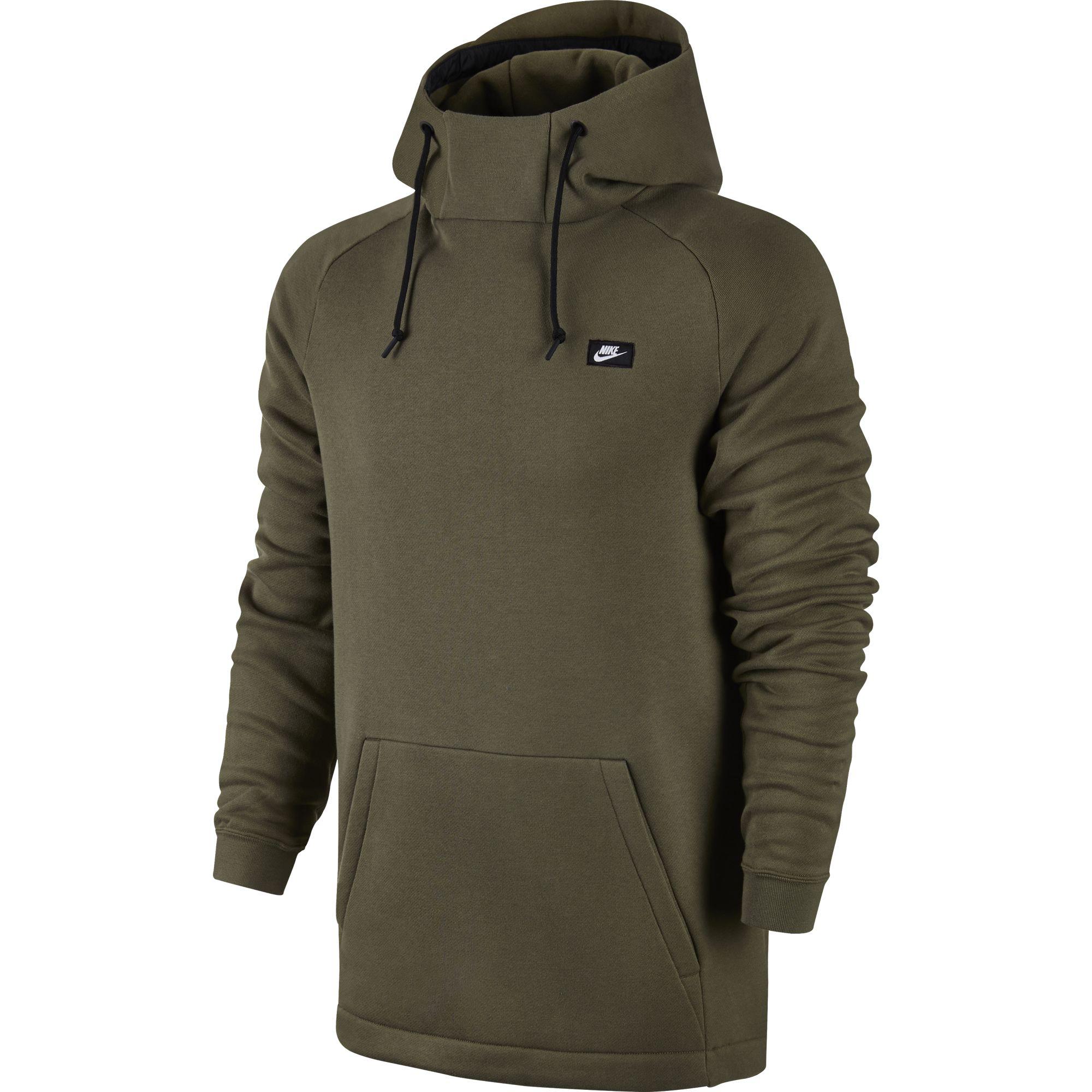 nike pullover olive green