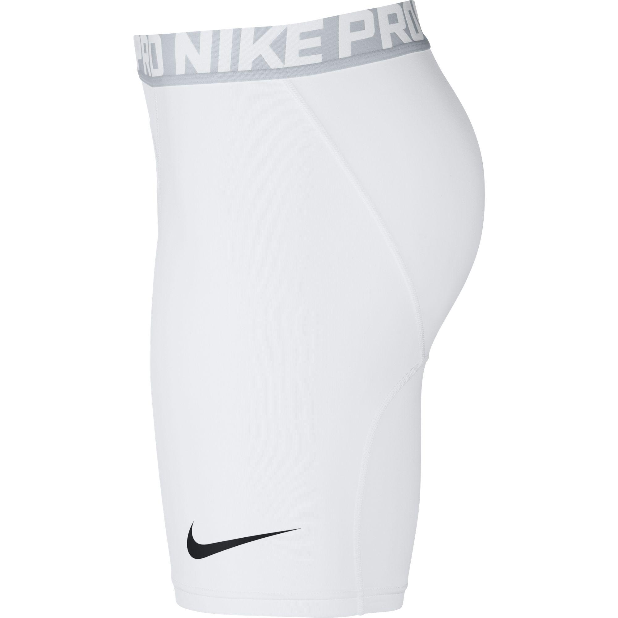 white nike shorts