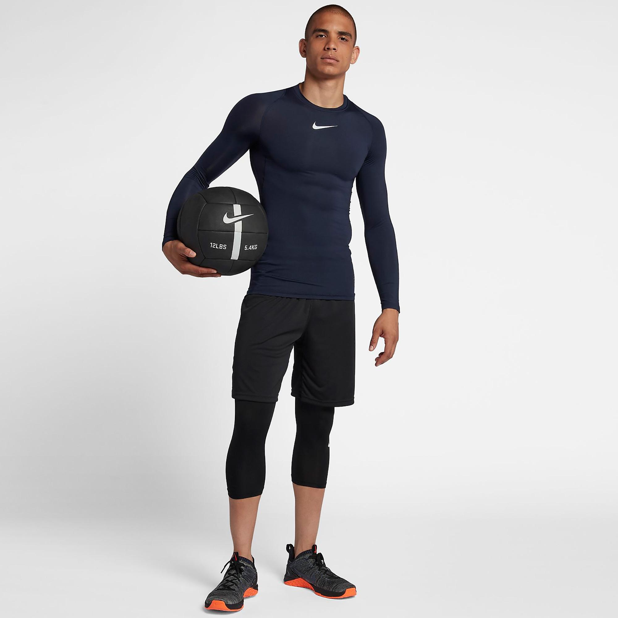 Nike Mens Pro Top - Obsidian/White - Tennisnuts.com
