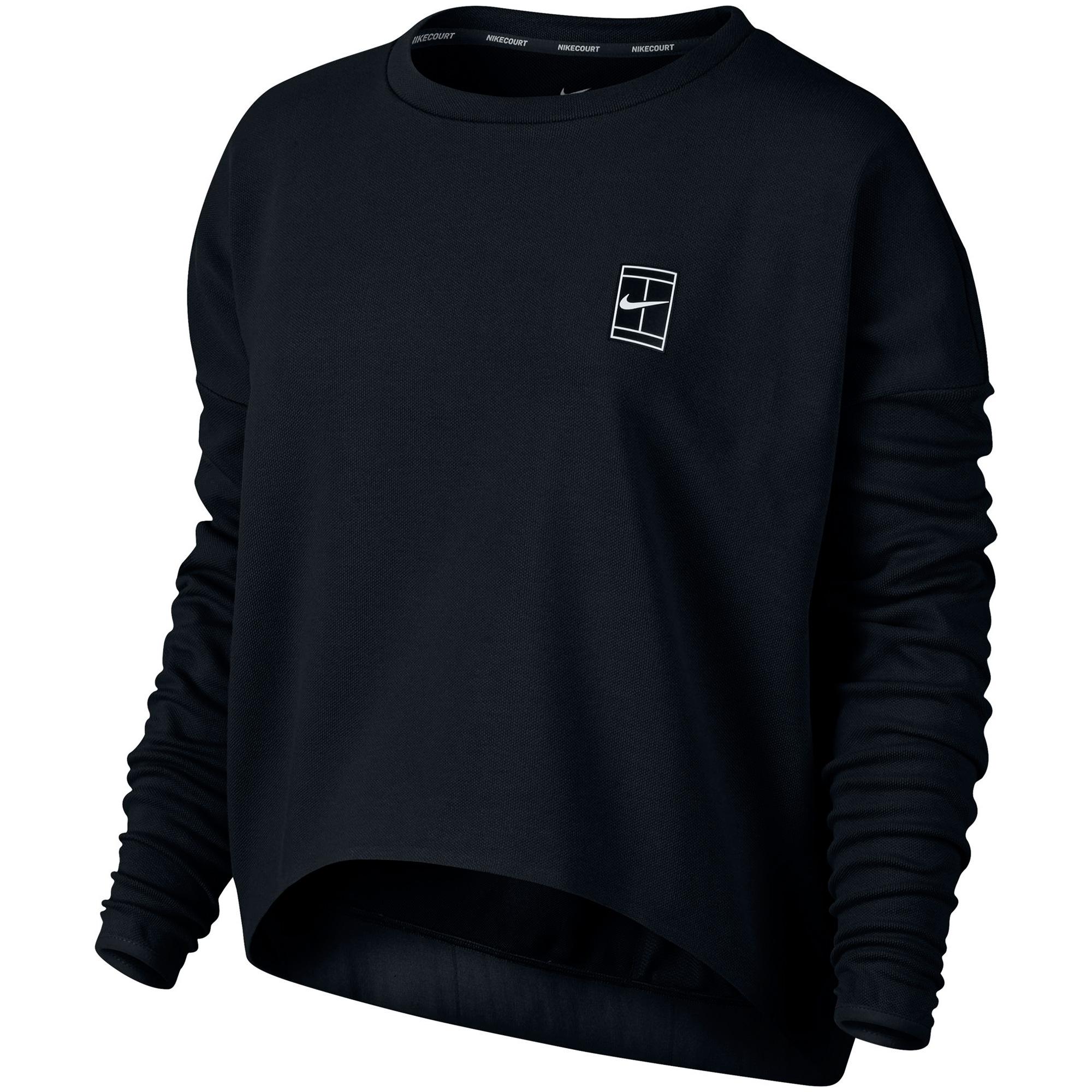 nike cropped long sleeve shirt