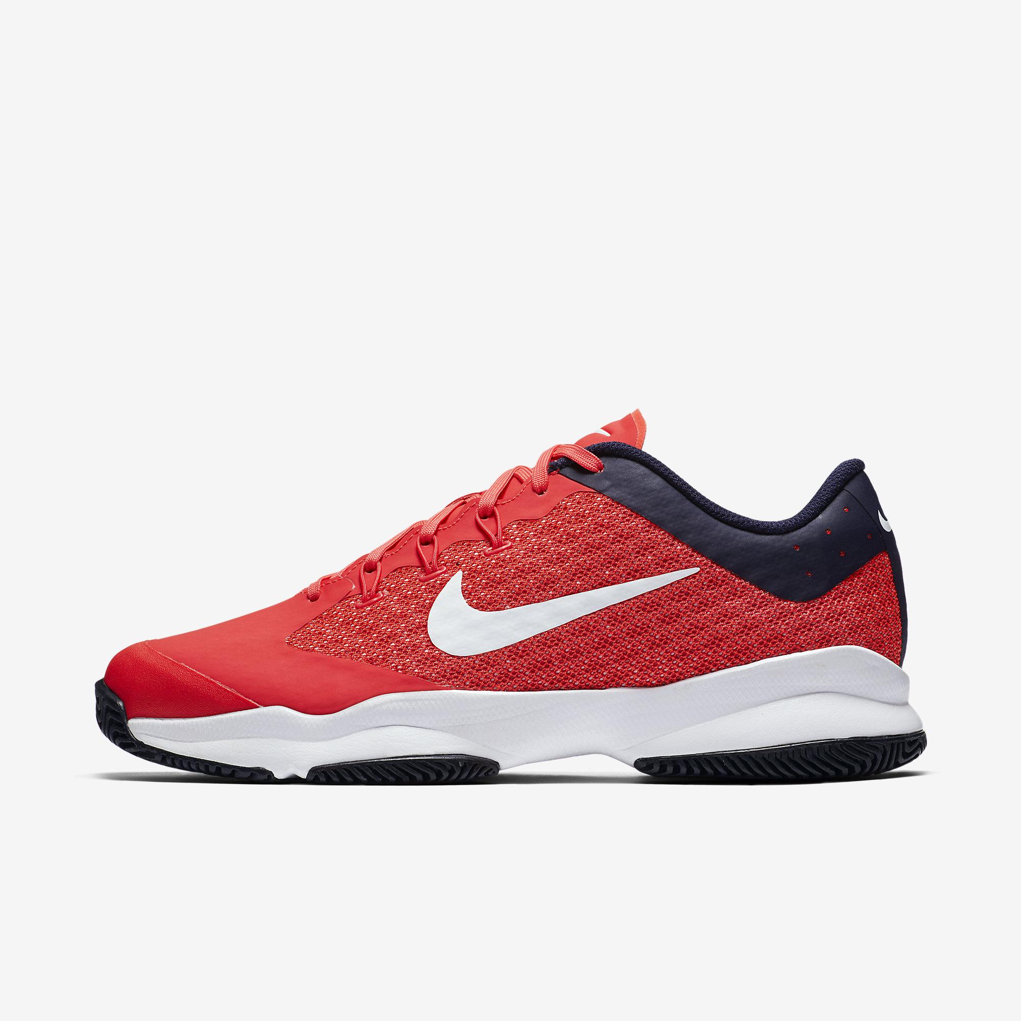 Nike Boys Air Zoom Ultra Tennis Shoes Bright Crimson
