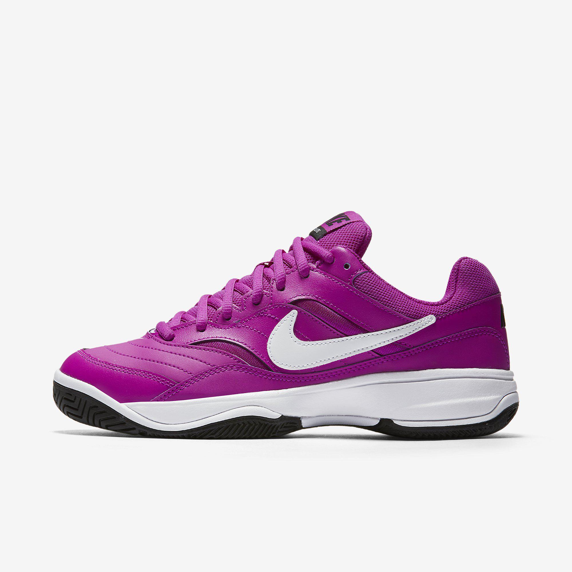 Nike Womens Court Lite Tennis Shoes - Violet/Black - www.ermes-unice.fr