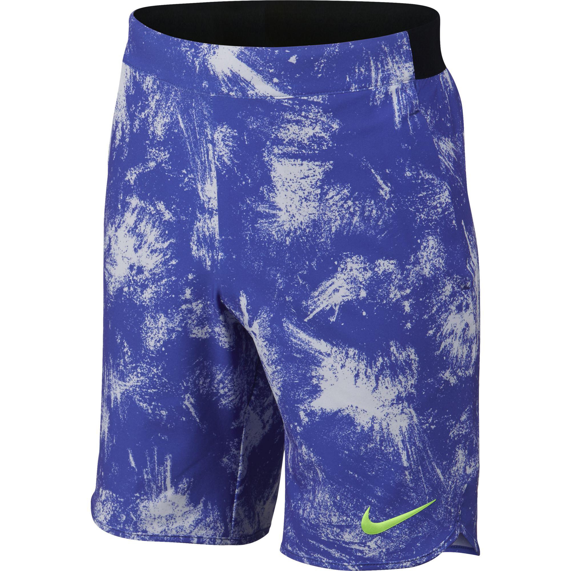 Nike Boys Flex Ace Tennis Shorts Blue
