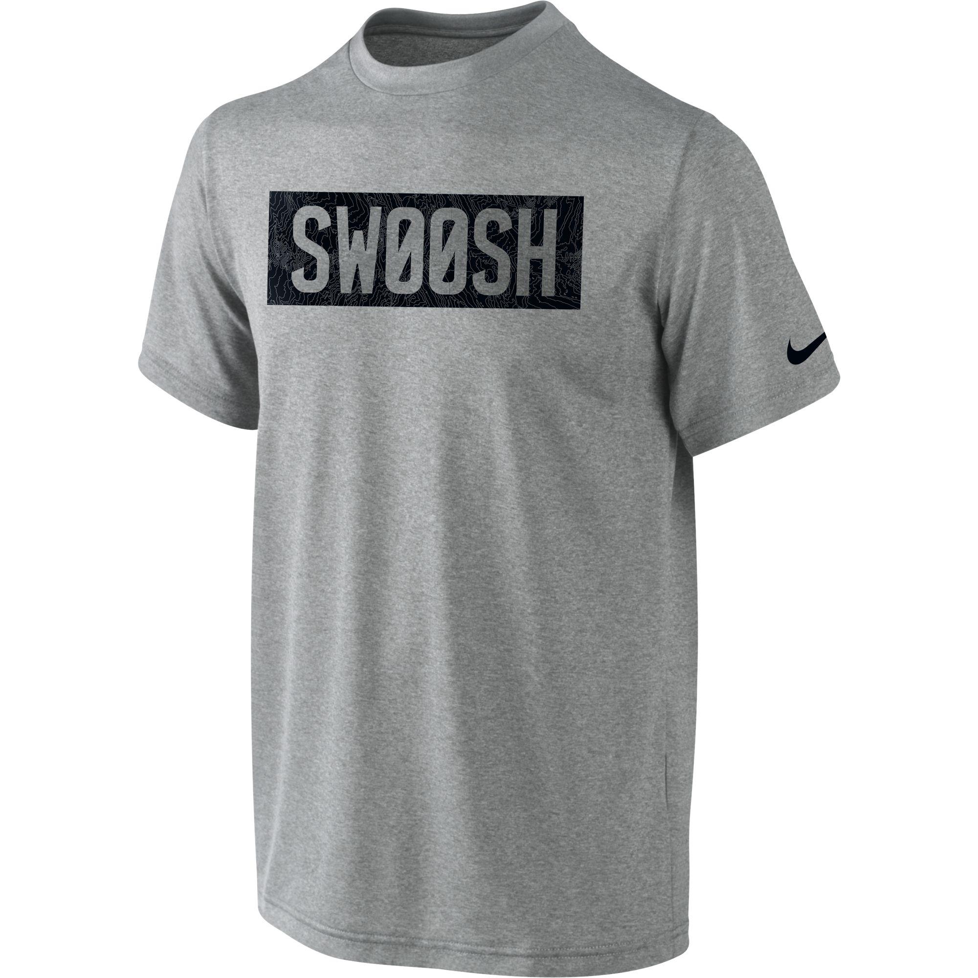 grey nike t shirt