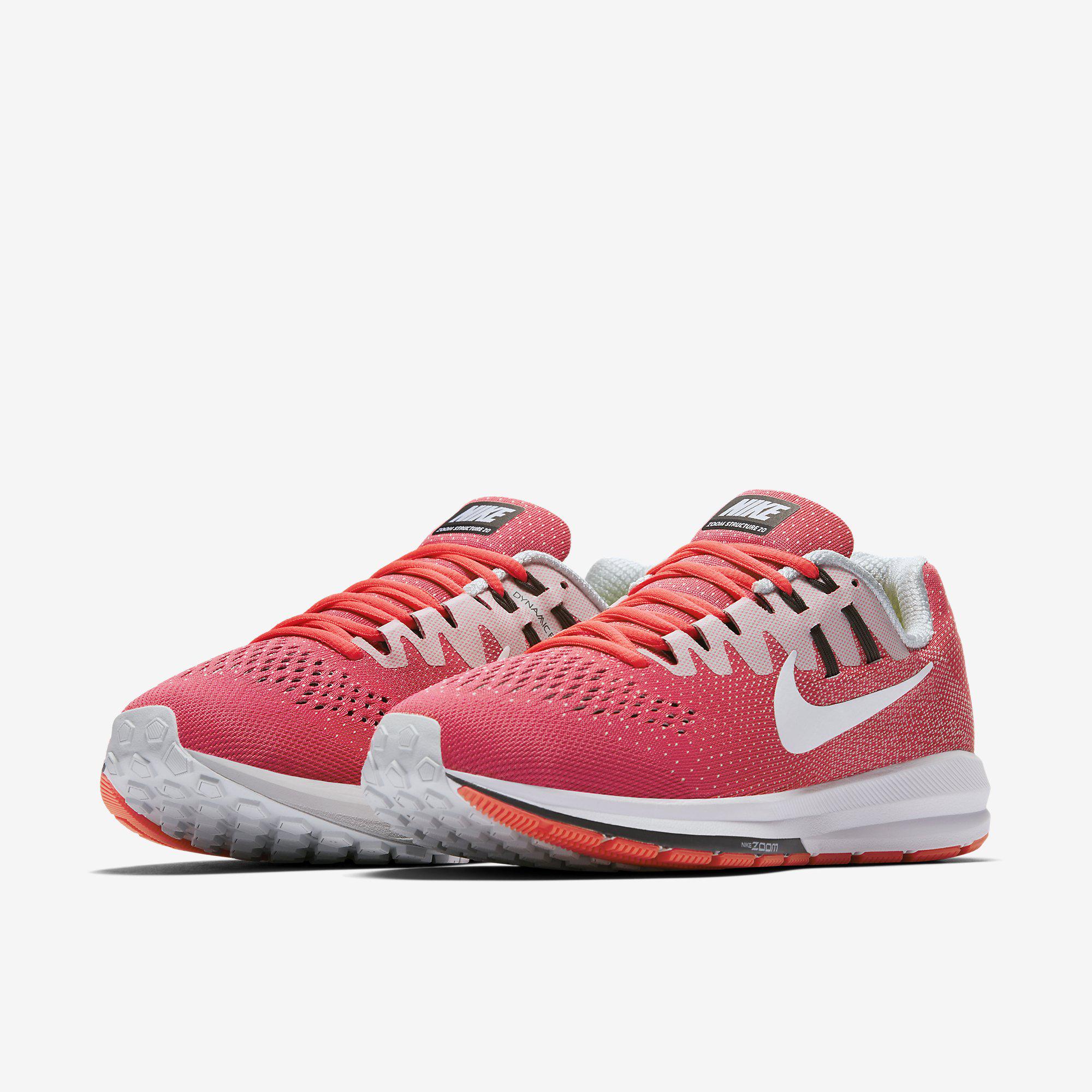Nike Womens Air Zoom Structure 20 Running Shoe Racer Pink