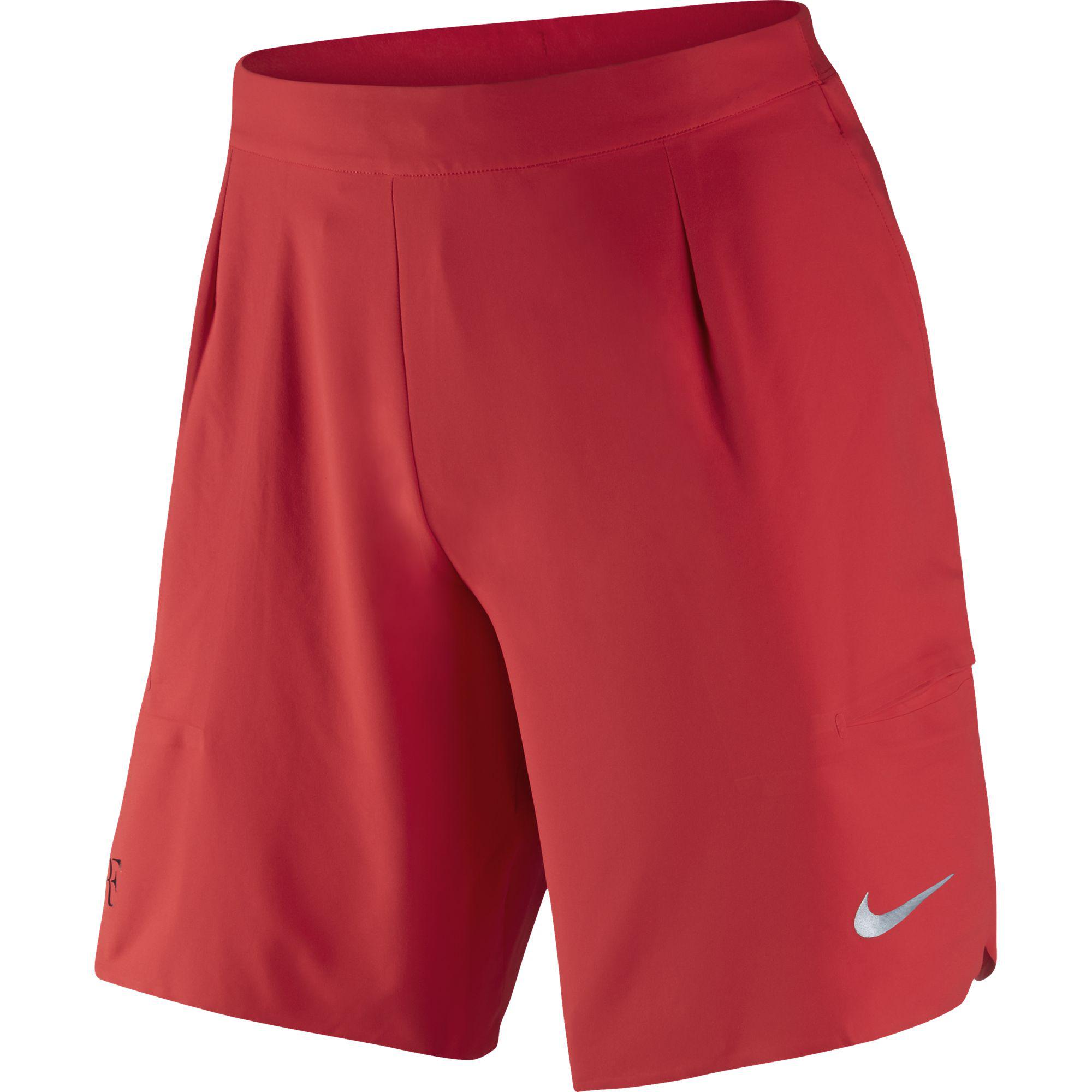 Retouch discount a creditor Nike Mens Court Flex RF 9 Inch Tennis Shorts - Action Red - Tennisnuts.com