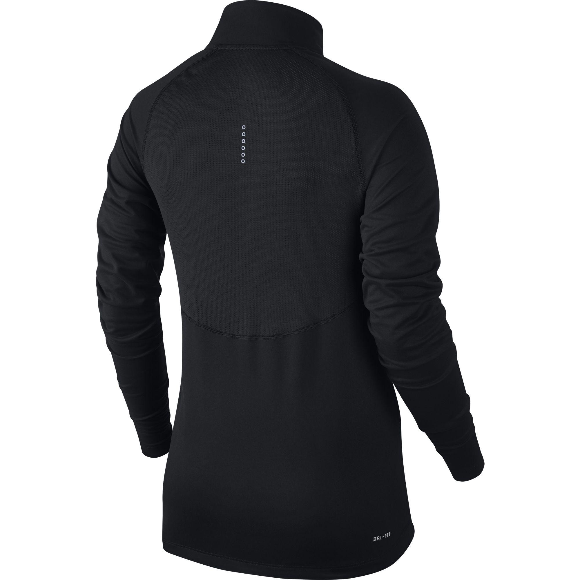 ladies black nike running top