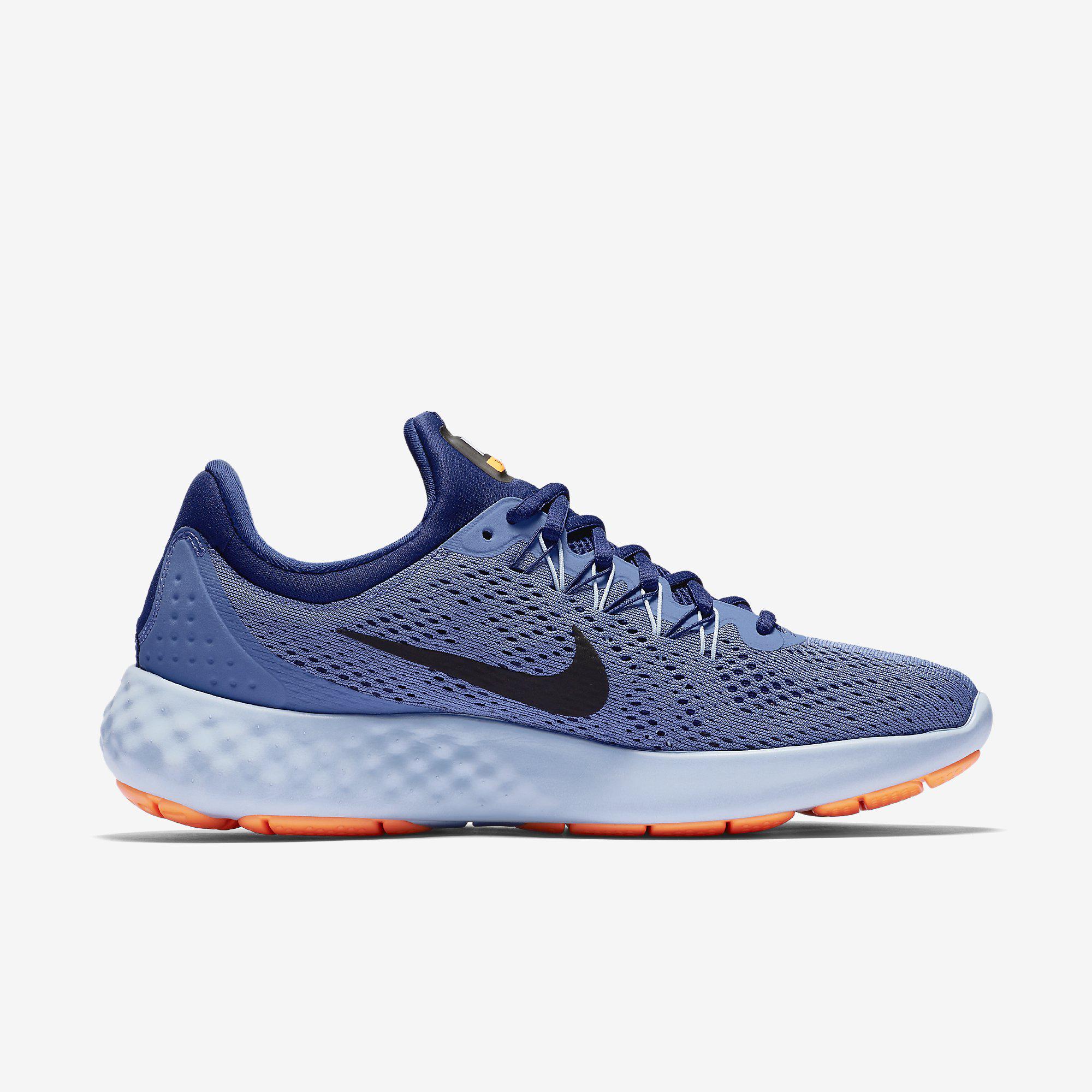Nike Mens Lunar Skyelux Running Shoes Blue Moon