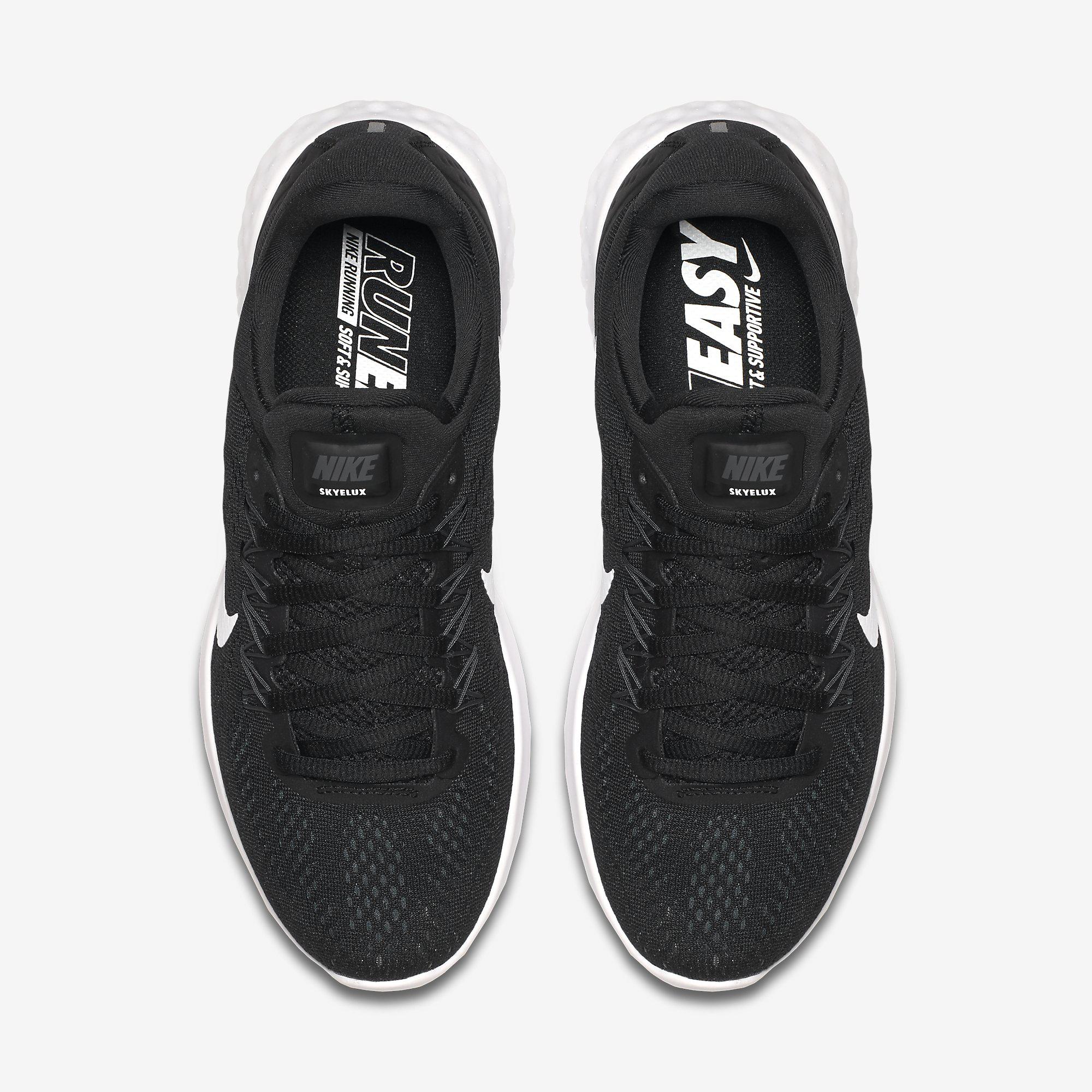Nike Womens Lunar Skyelux Running Shoes - Black - Tennisnuts.com