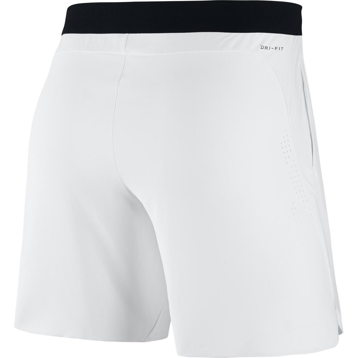 Nike Boys Flex Ace 6 Inch Tennis Shorts White