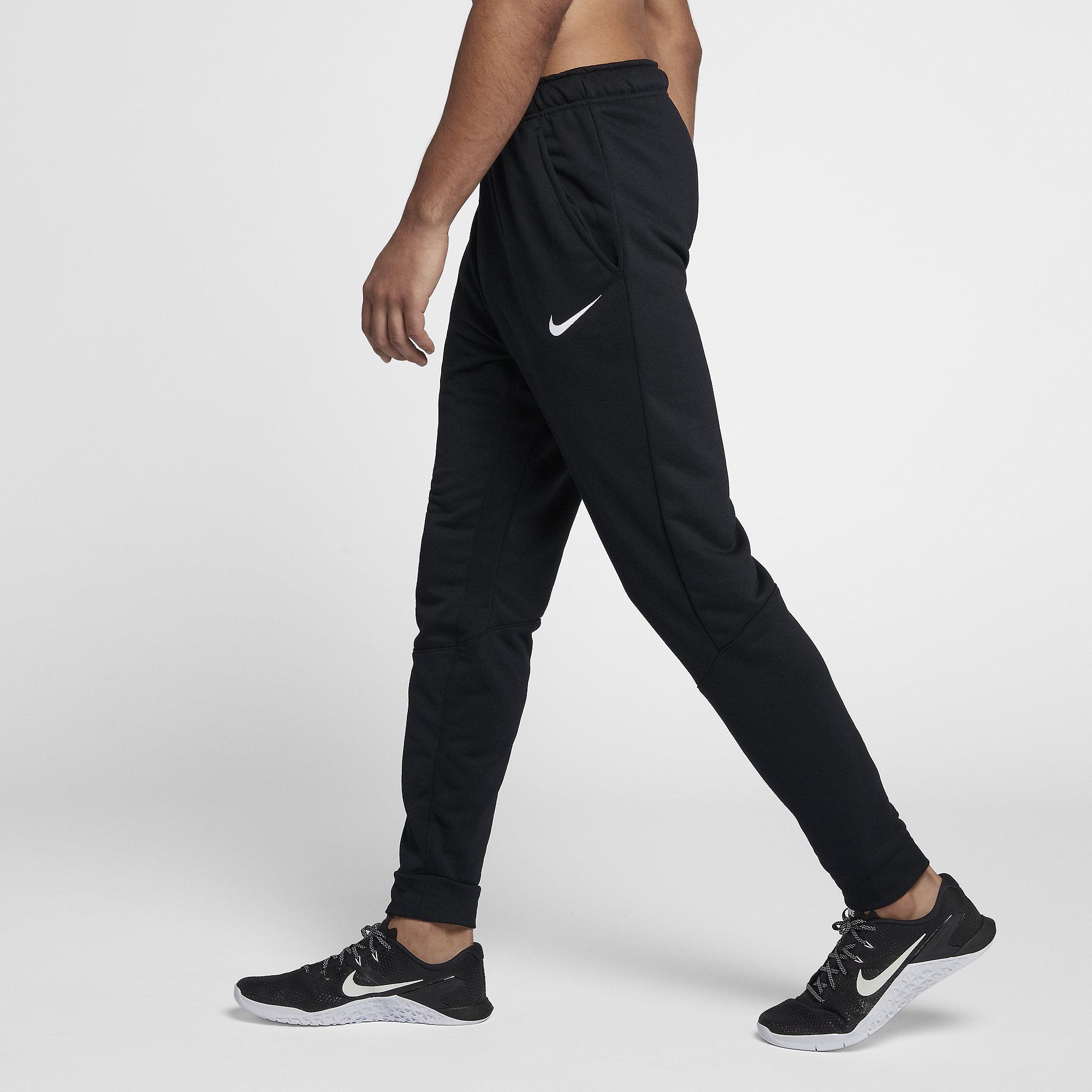 Nike Mens Training Pants - Black/White - Tennisnuts.com