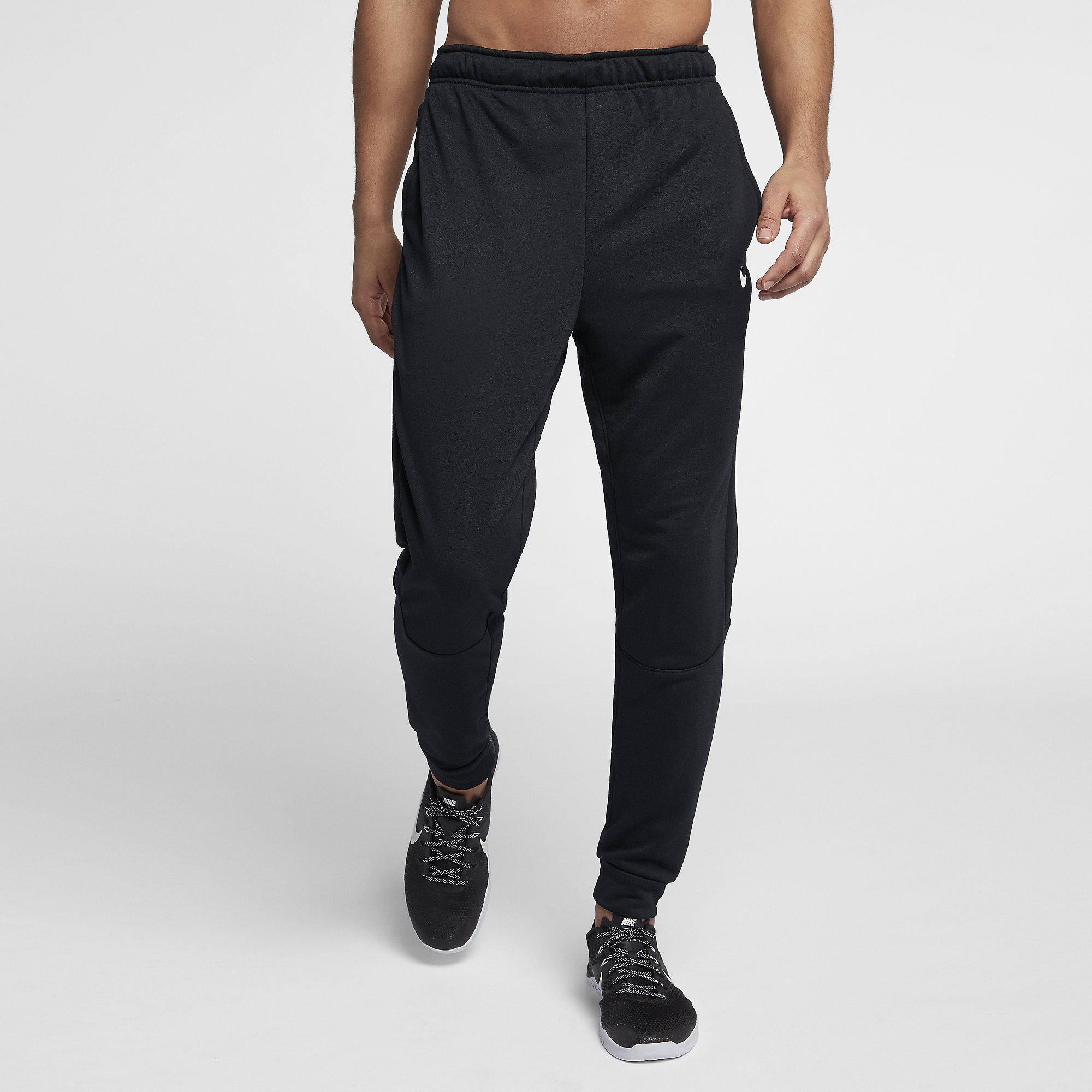 Nike Mens Training Pants - Black/White - Tennisnuts.com