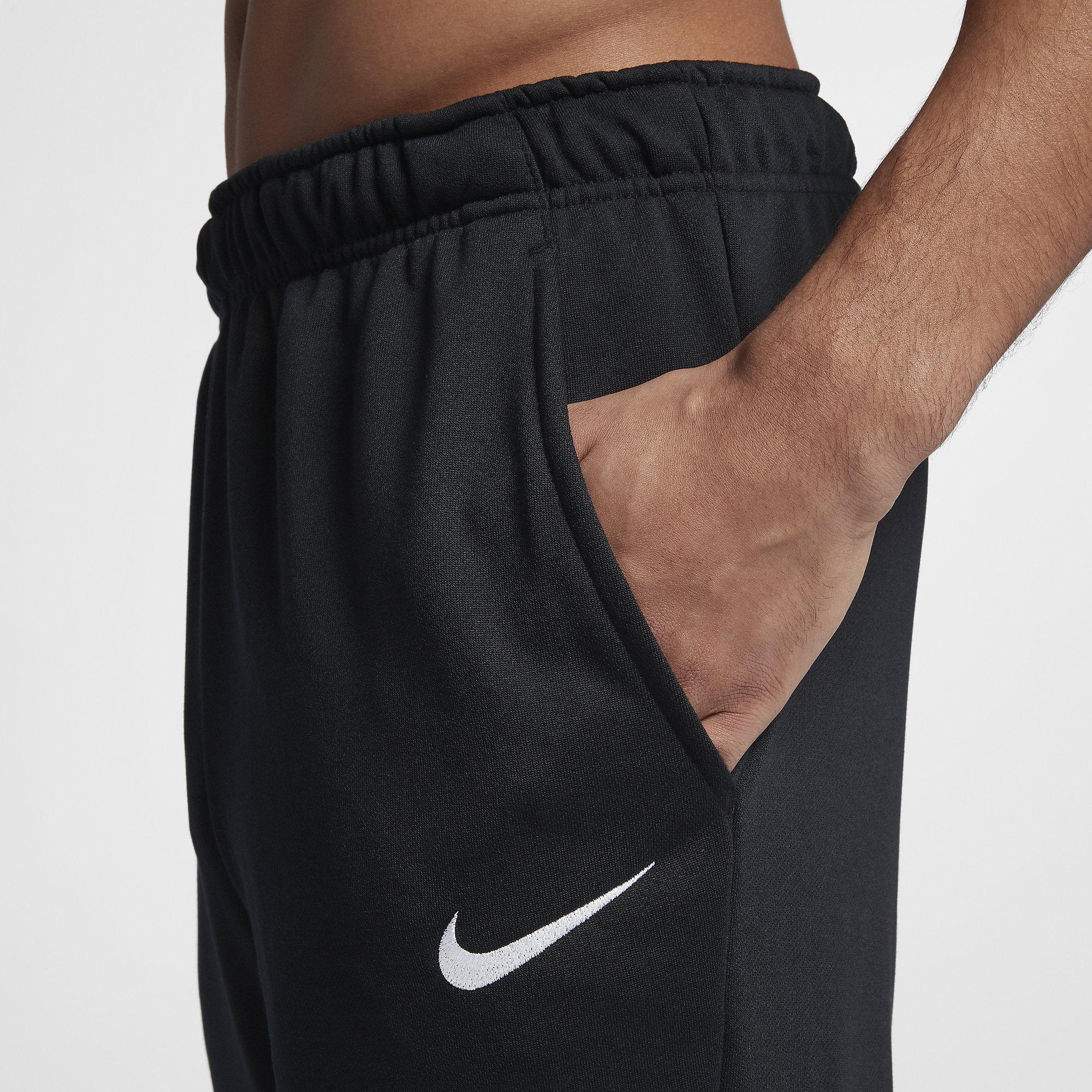 Nike Mens Training Pants - Black/White - Tennisnuts.com