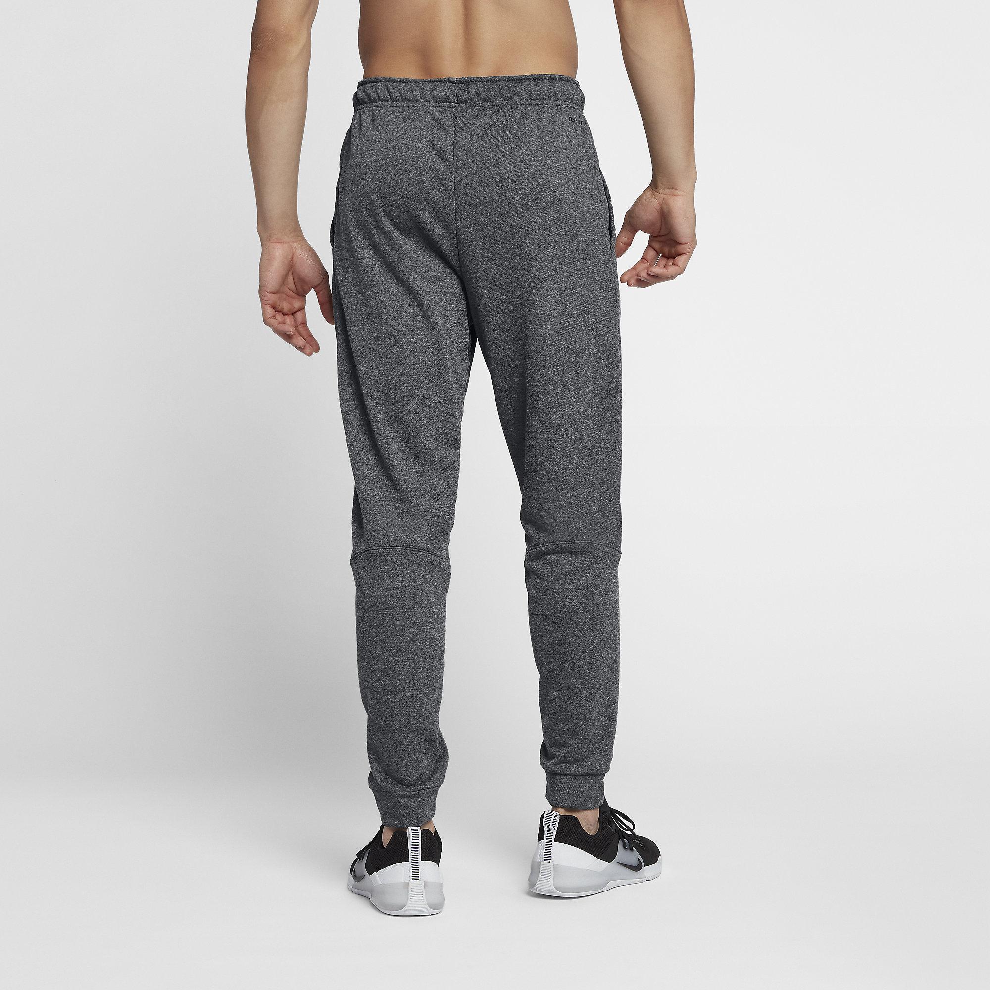 Nike Mens Training Pants - Charcoal Heather/Black - Tennisnuts.com