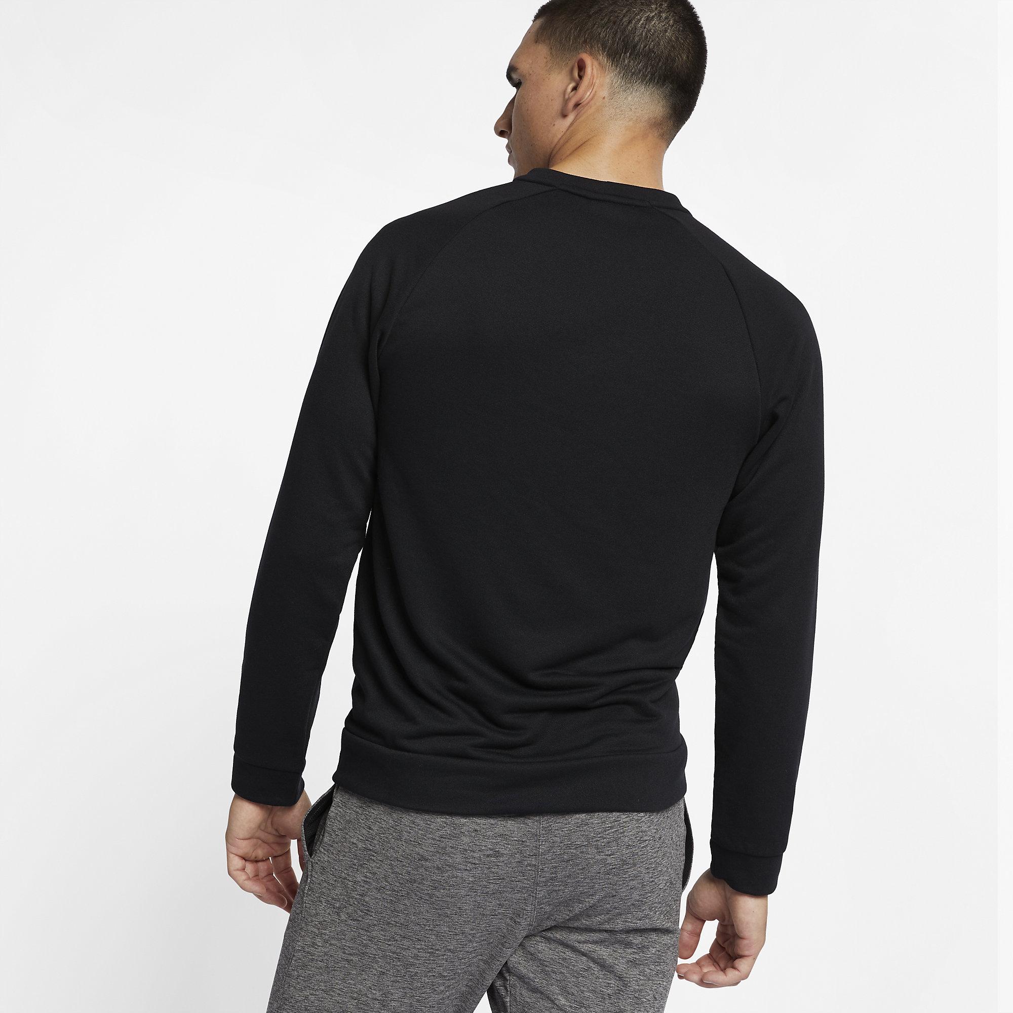 nike men's dry training top