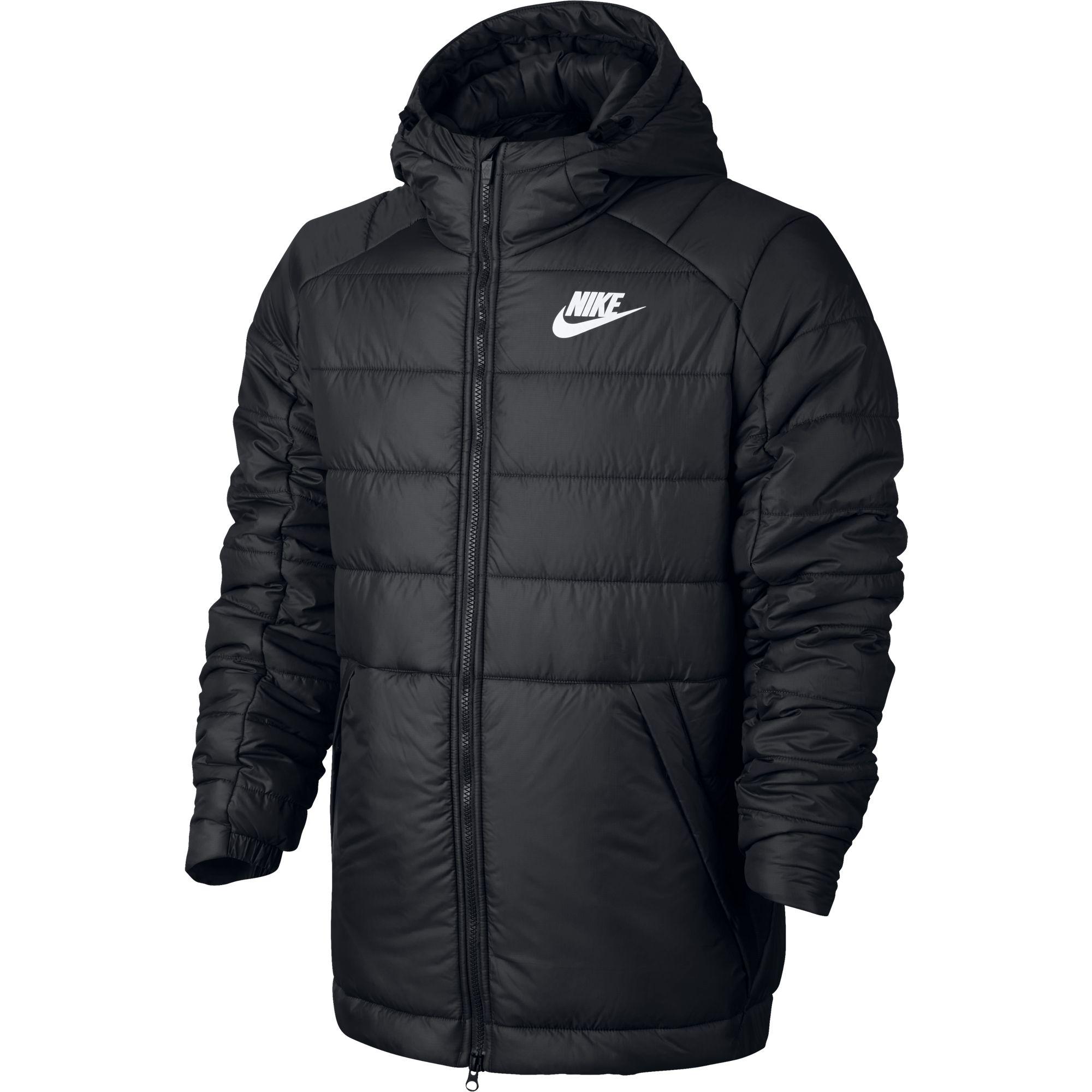 Nike Mens Sportswear Jacket - Black/White - Tennisnuts.com