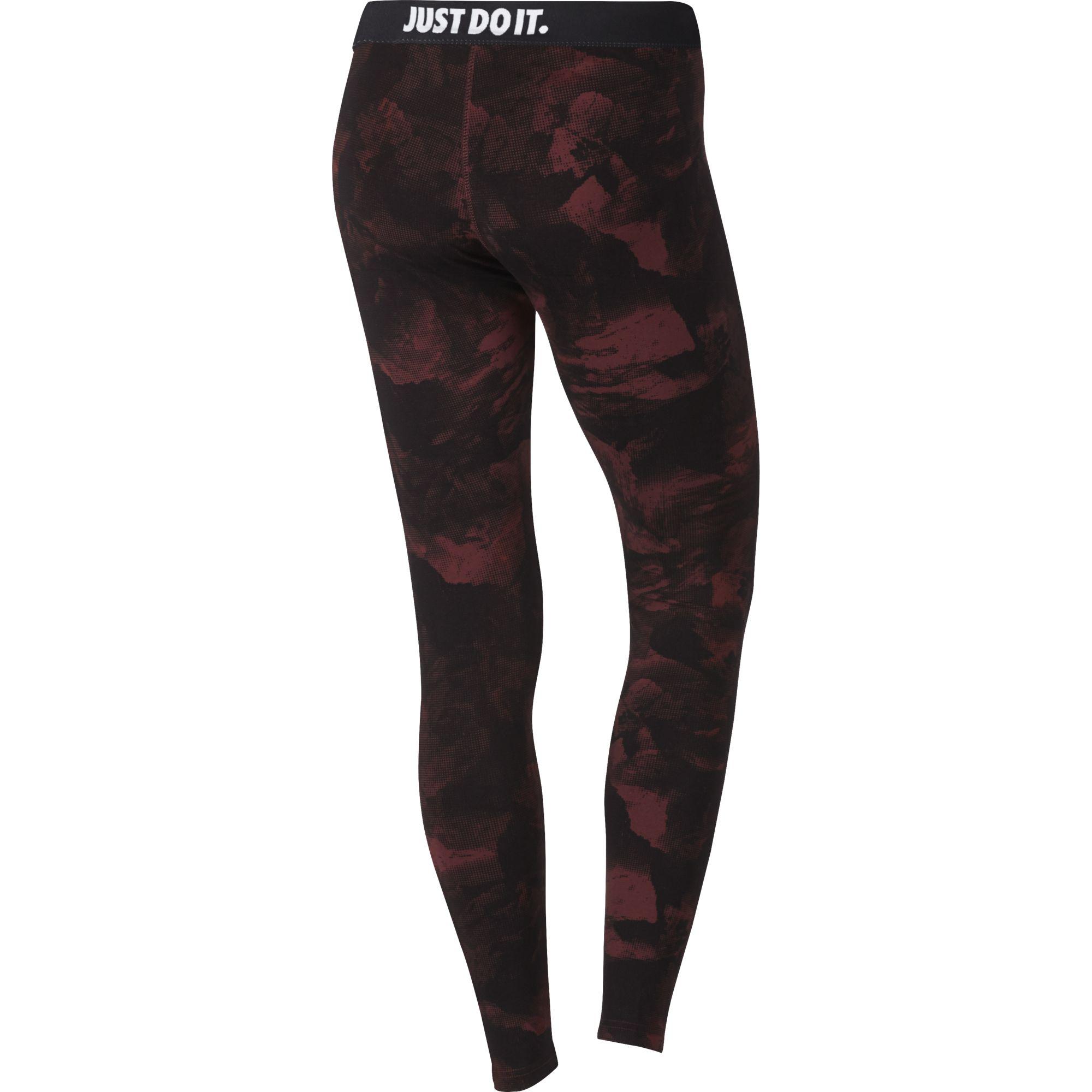 Nike Womens Sportwear Leggings Dark Team Red