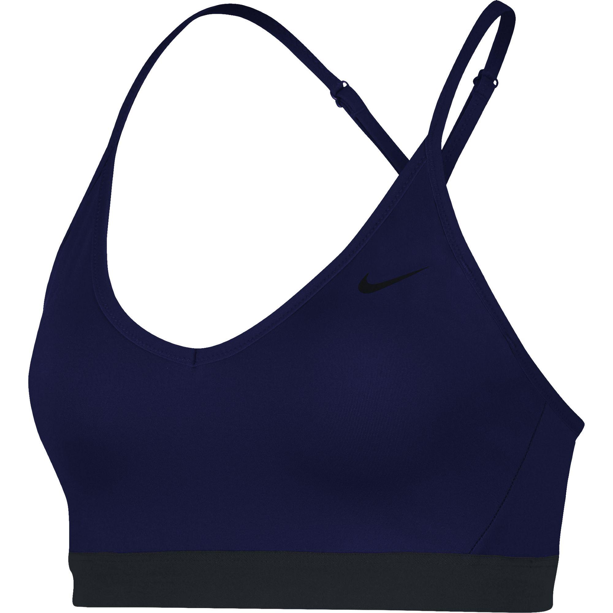 navy nike sports bra