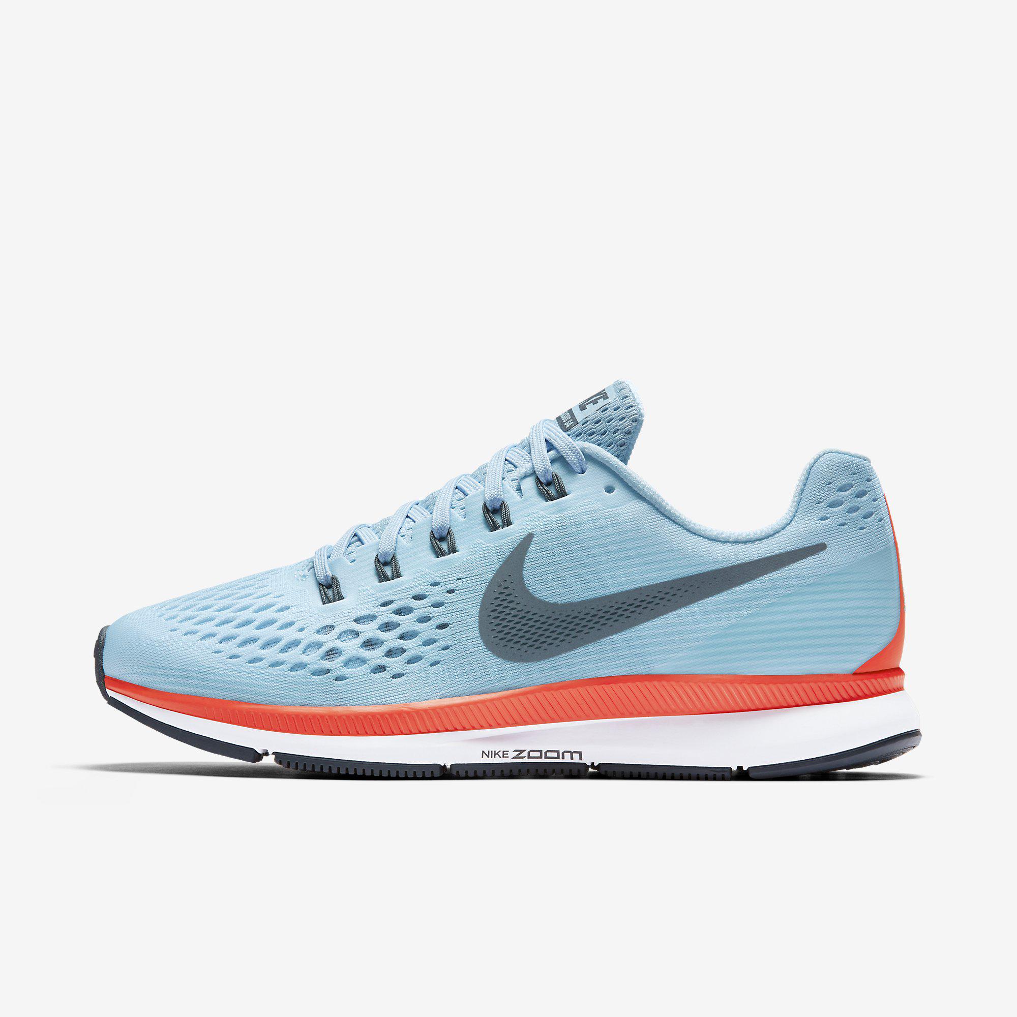 Productief lepel mond Nike Mens Air Zoom Pegasus 34 Running Shoes - Ice Blue - Tennisnuts.com