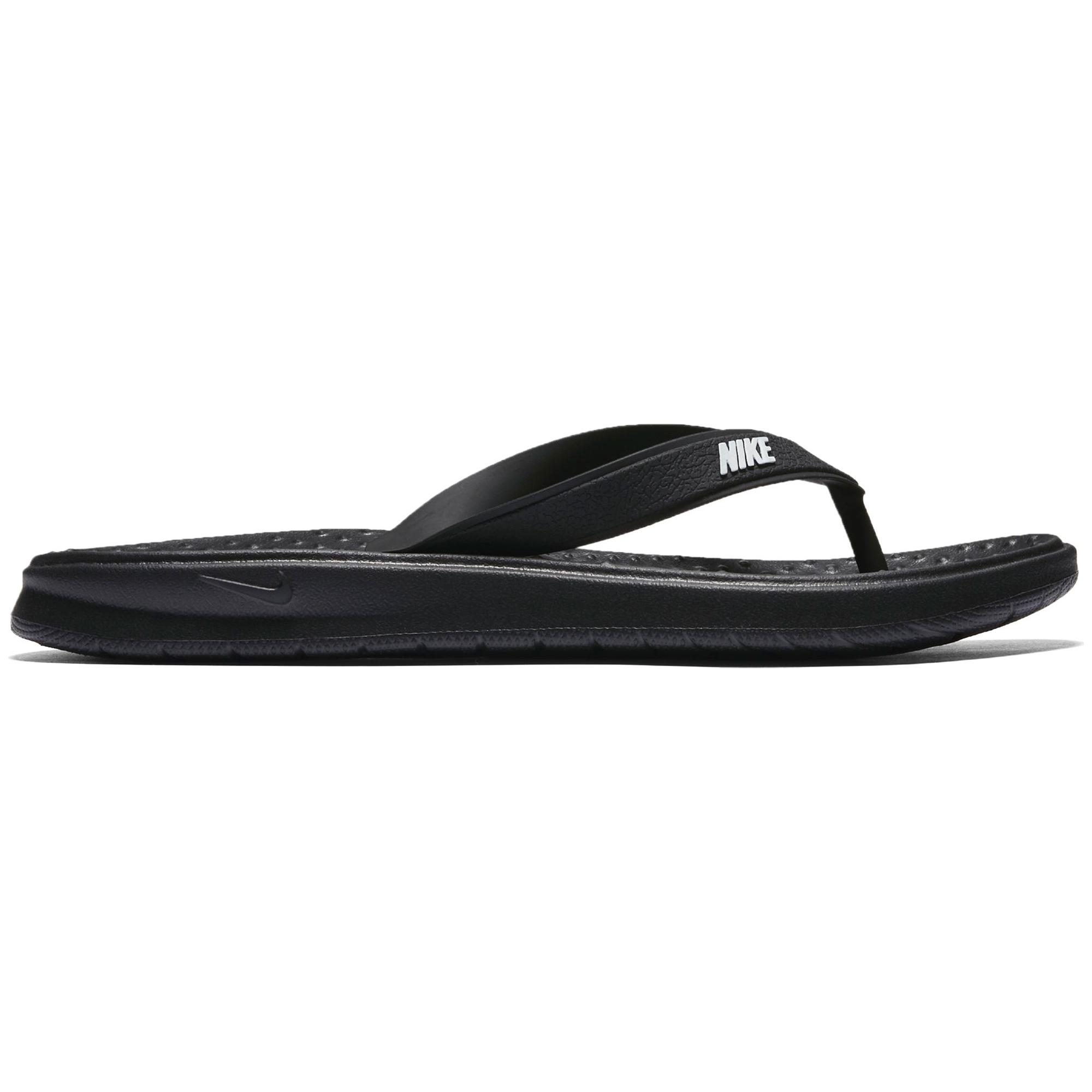 Nike white thong flip flops hotsell