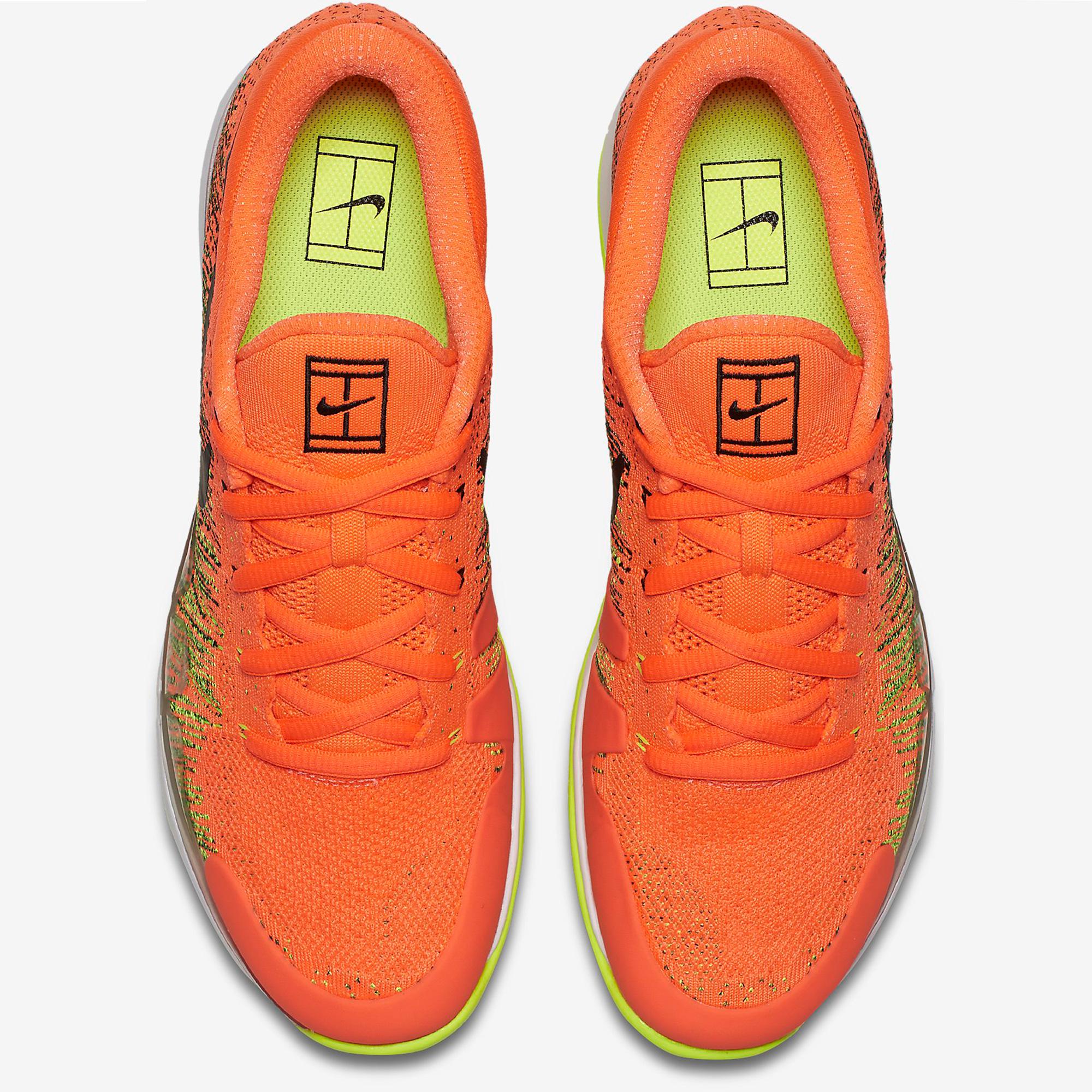 nike men's white and orange shoes