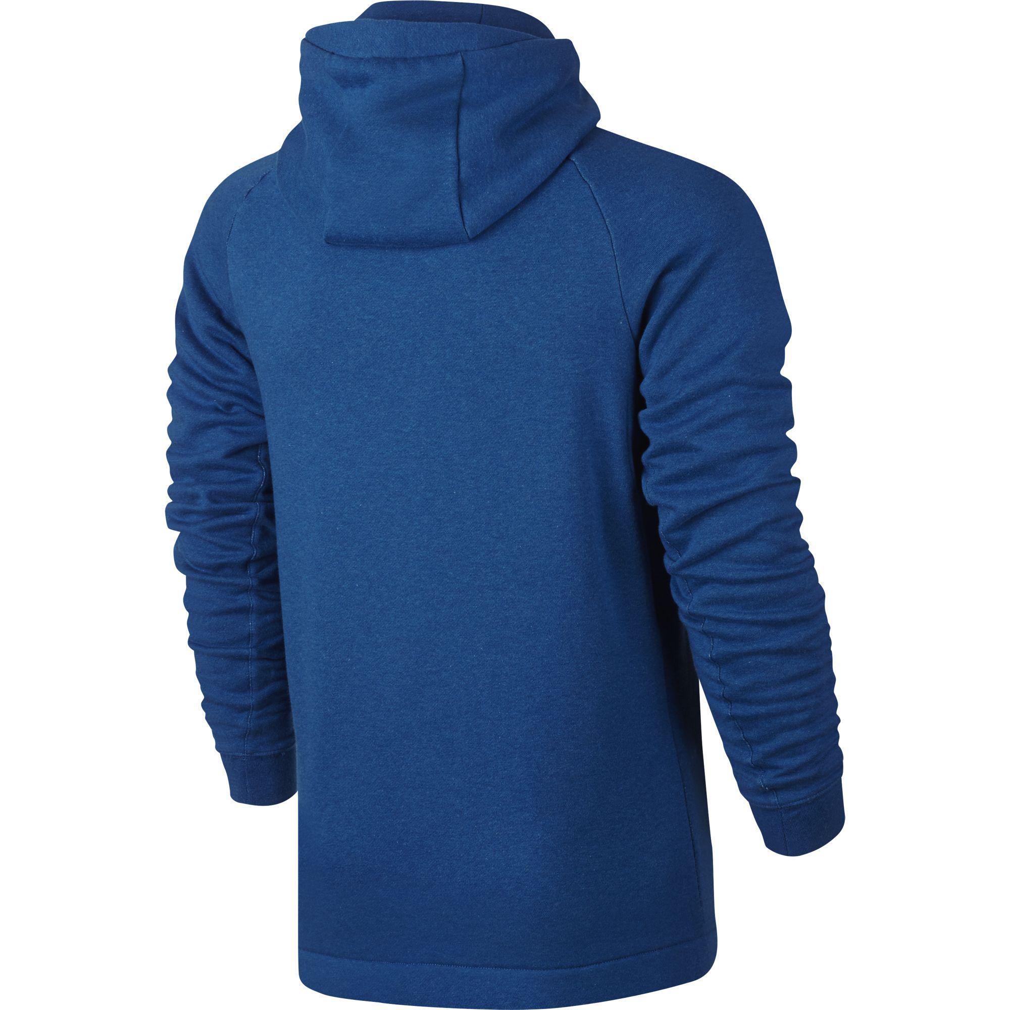 Nike Mens Sportswear Modern Hoodie - Blue Jay/Heather - Tennisnuts.com