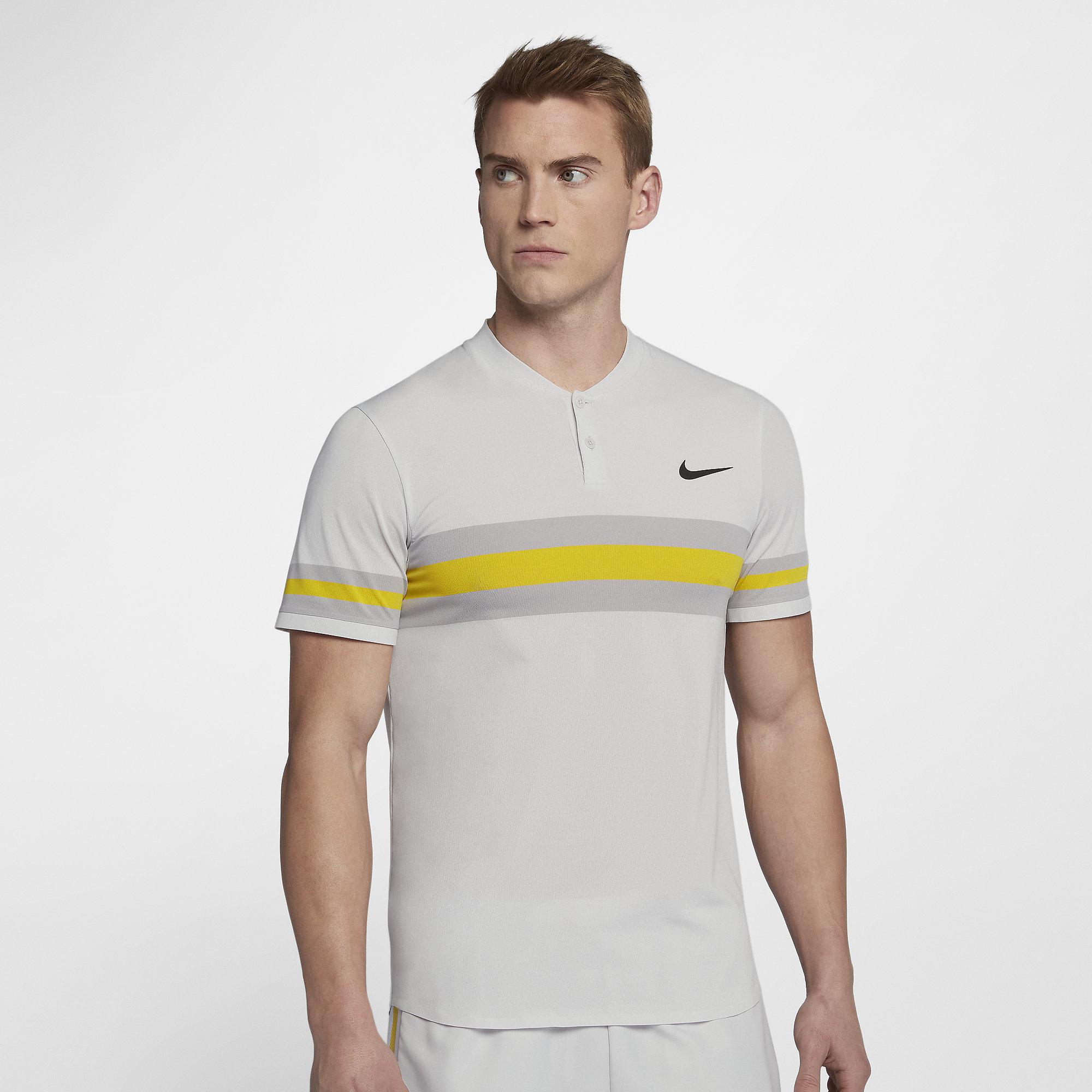 Nike Mens Advantage Tennis Polo Vast Grey