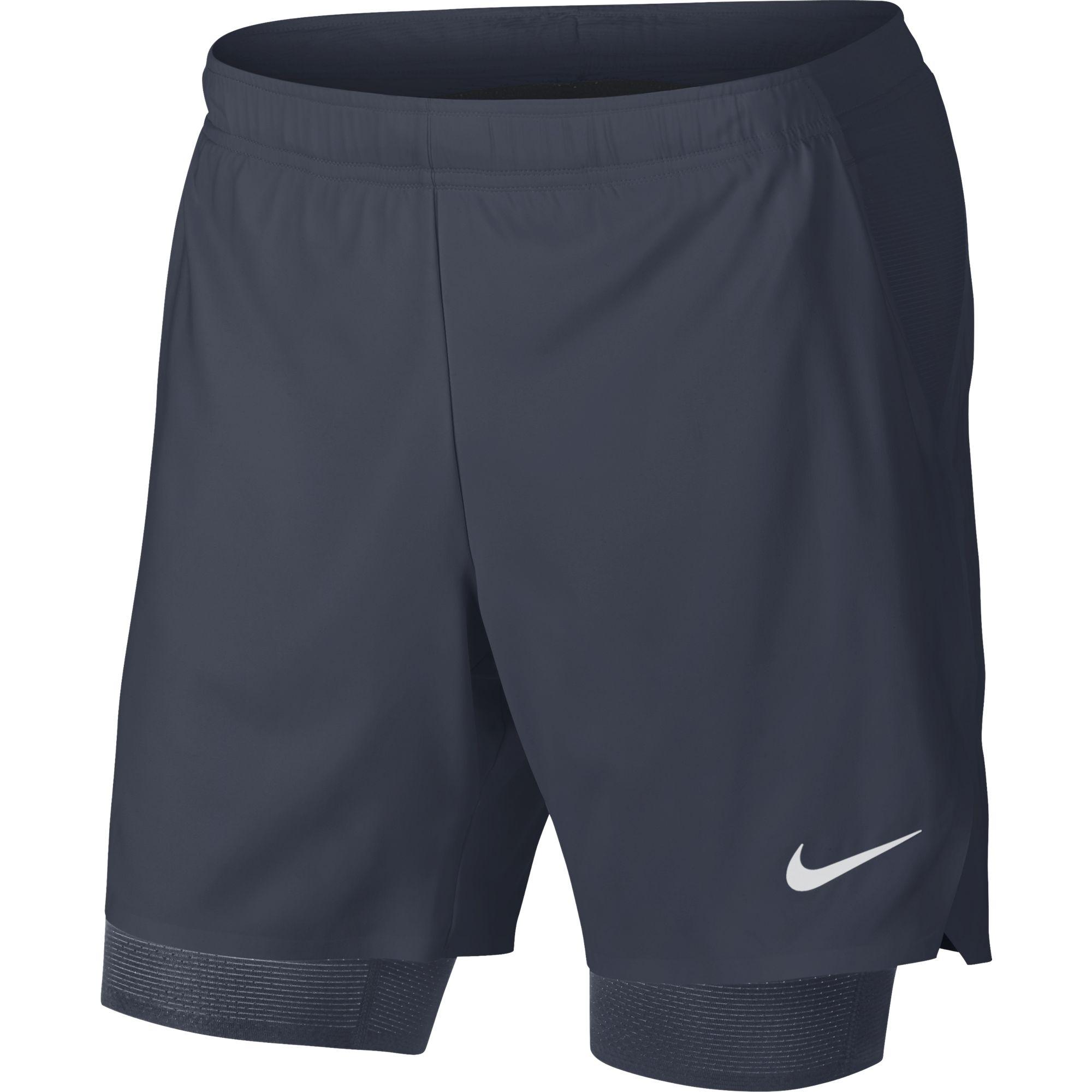 nike 2 in 1 tennis shorts