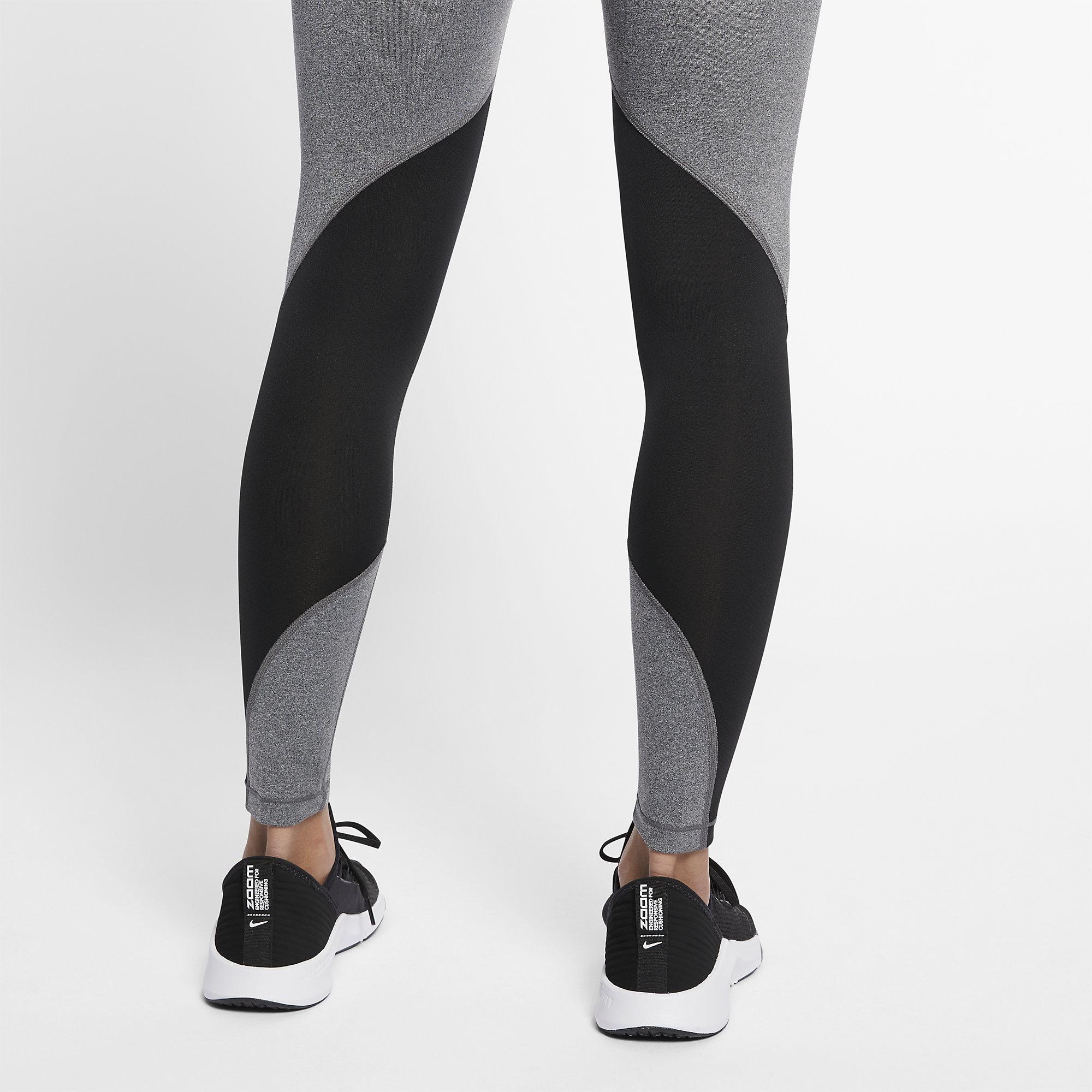 Nike Womens Pro Tights Grey/Black
