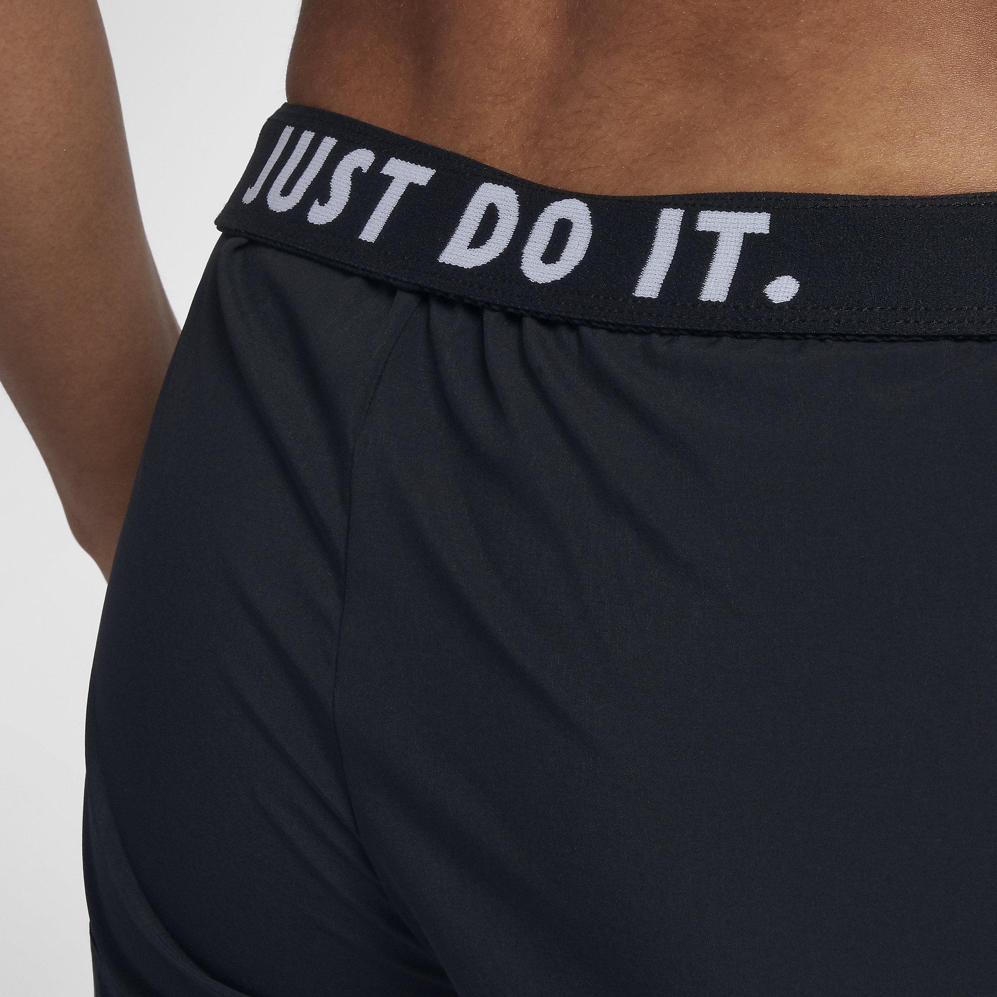 Nike Womens Dri-FIT Flex 2-in-1 Training Shorts - Black - Tennisnuts.com