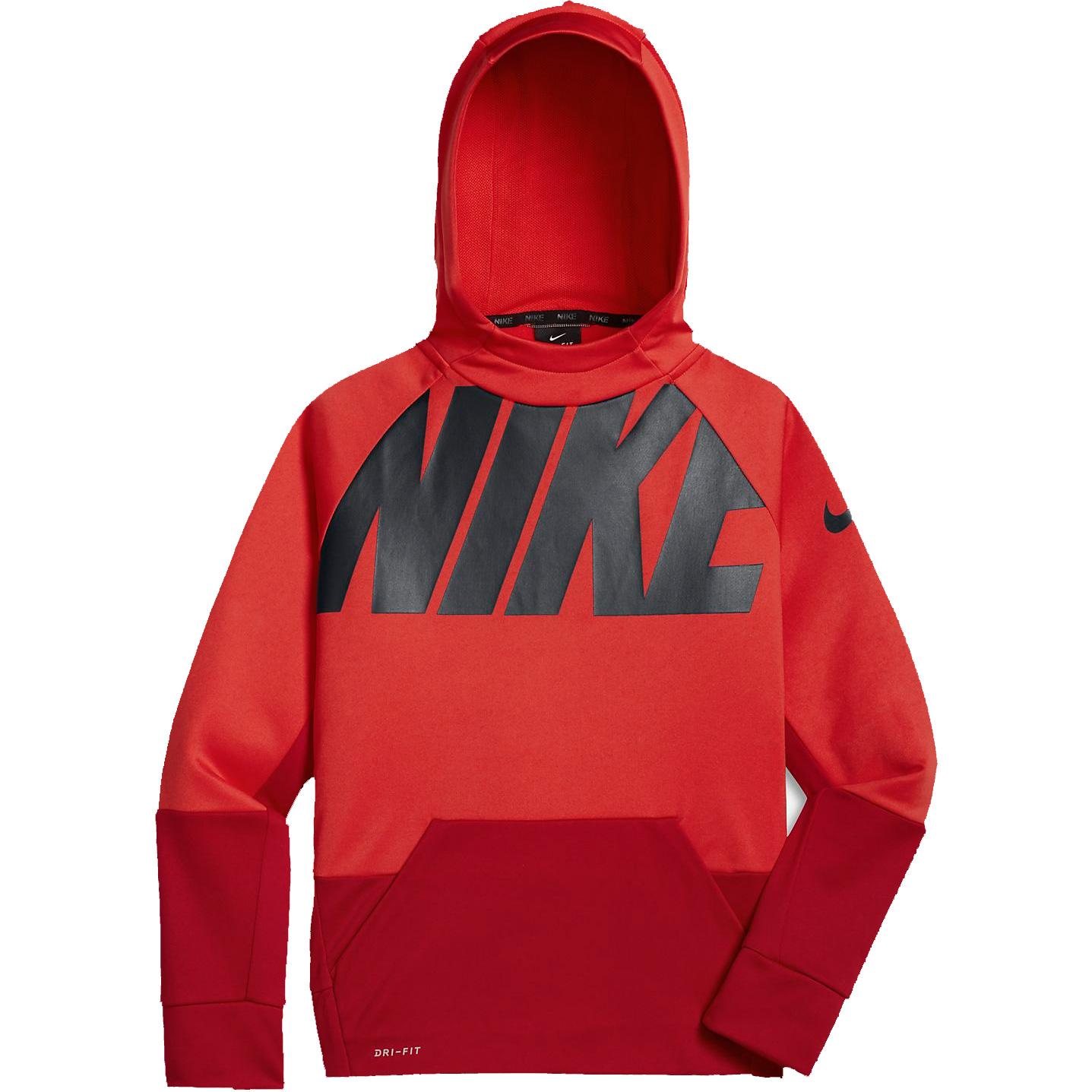 gym red nike hoodie