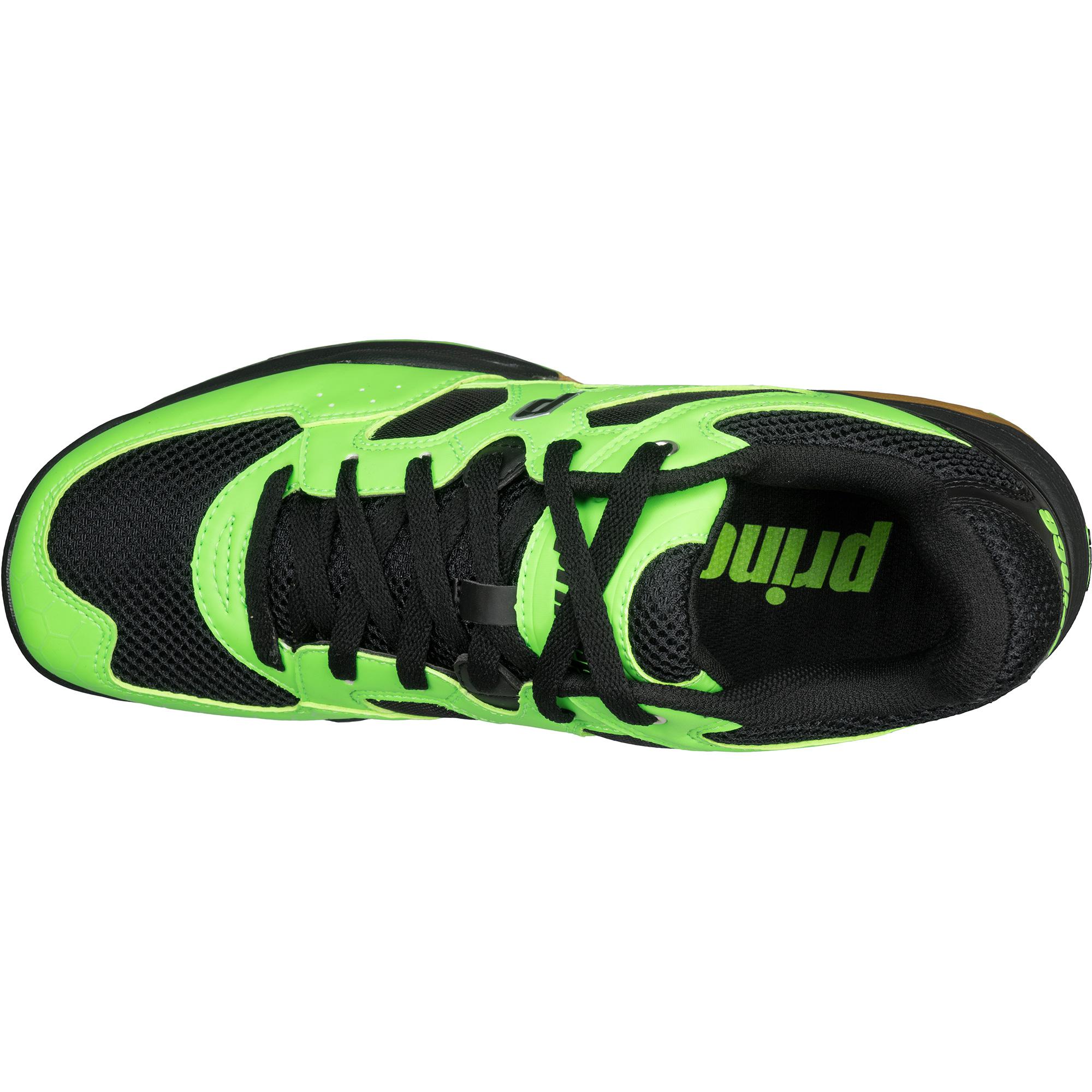 Prince Mens NFS Attack Squash Shoes Black/Green