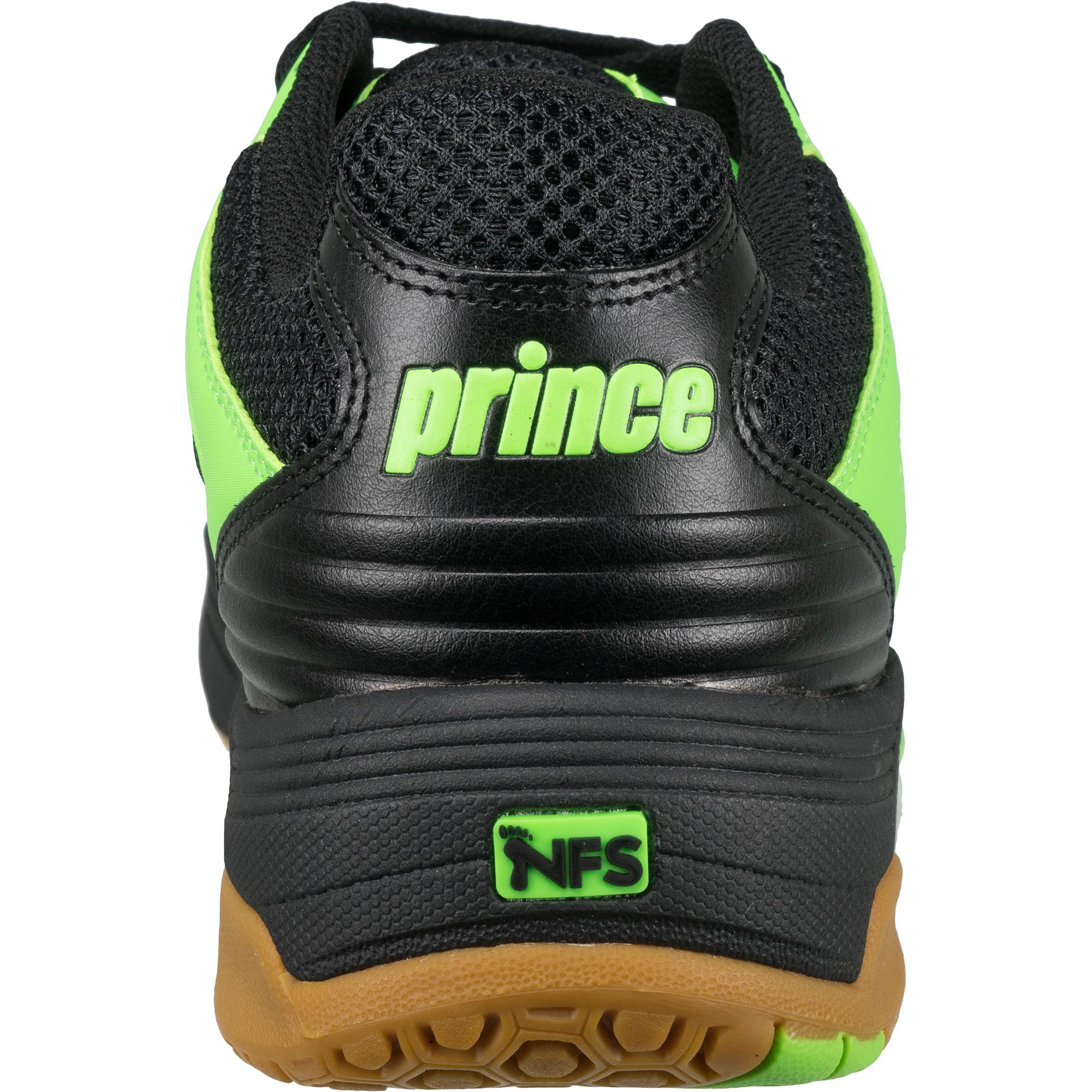 Prince Mens NFS Attack Squash Shoes Black/Green