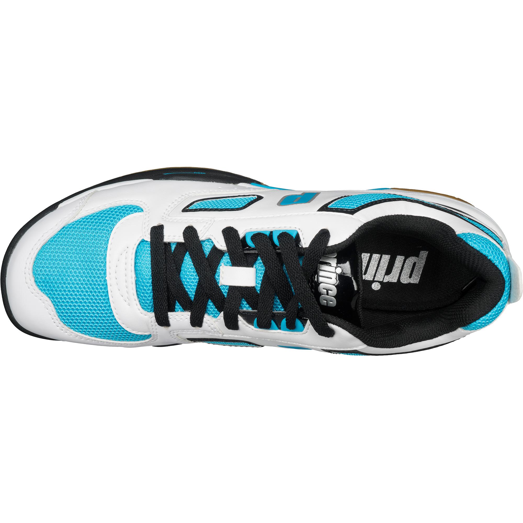 Prince Mens NFS Assault Squash Shoes White/Blue
