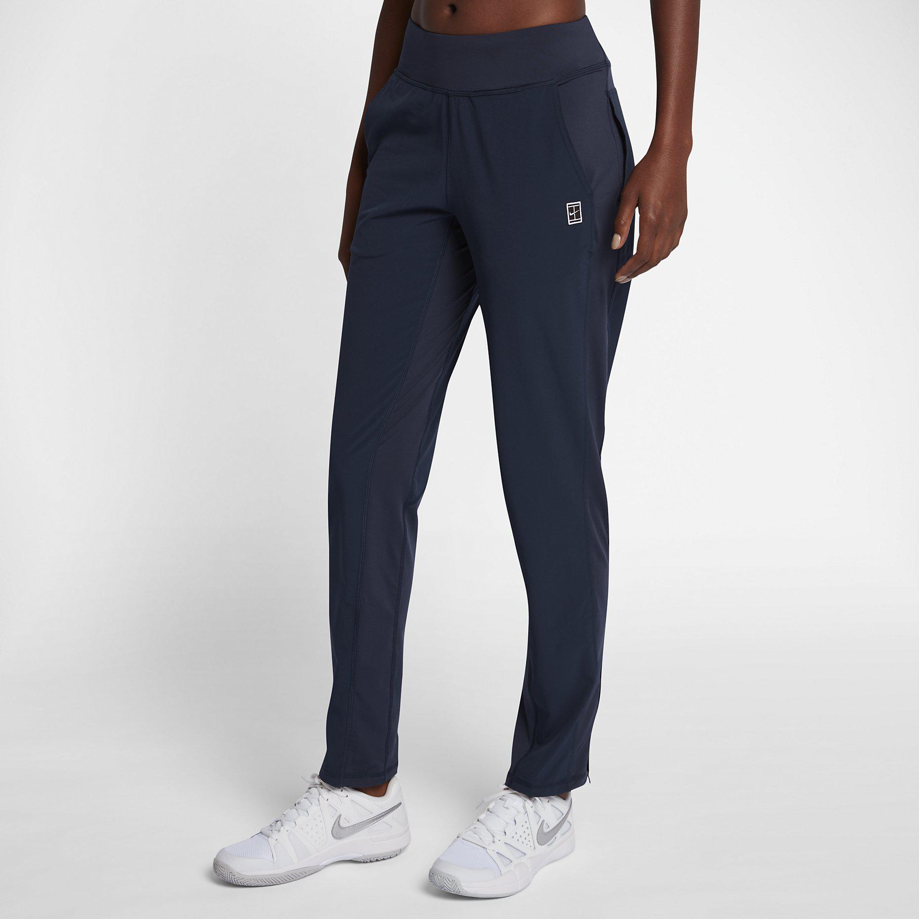 Nike Womens NikeCourt Tennis Warm-Up Tracksuit - Obsidian - Tennisnuts.com