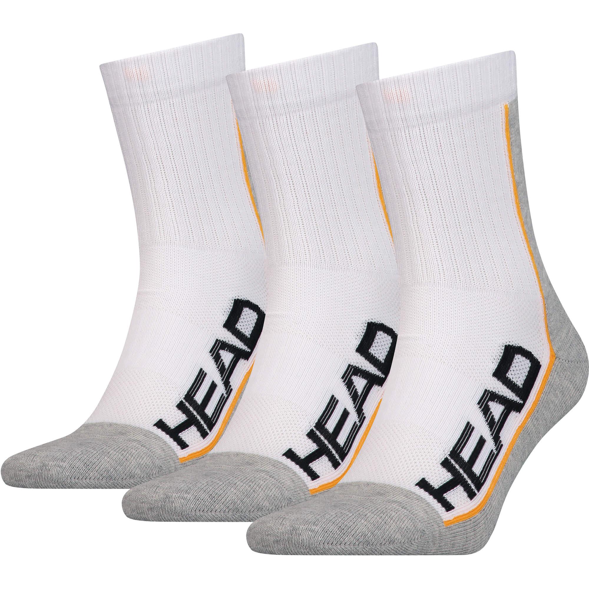 Head Performance Short Crew Socks (3 Pairs) White