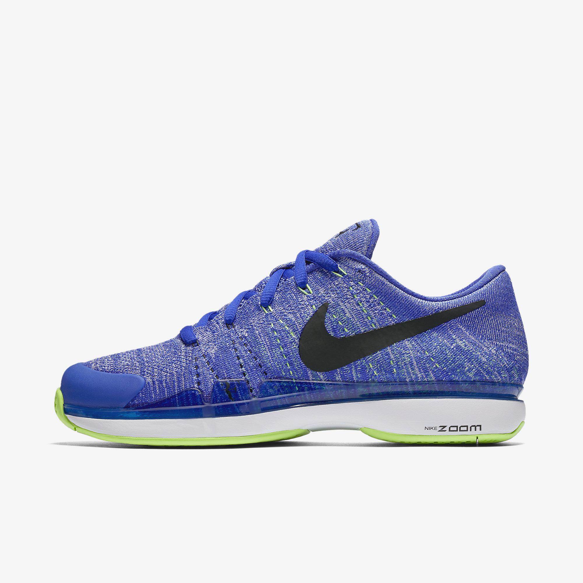 nikecourt zoom vapor 9.5 flyknit men's tennis shoe